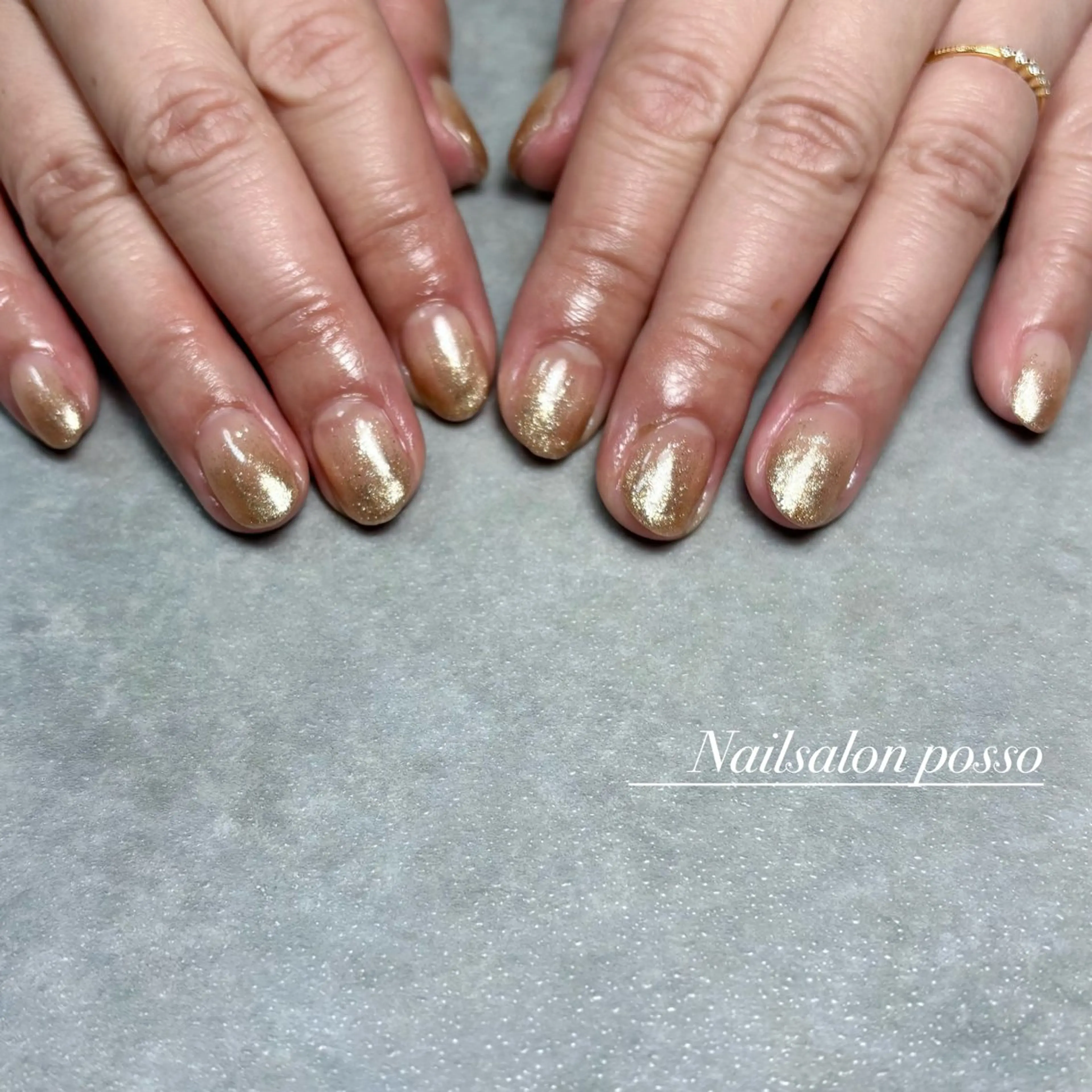 ネイル グラデーション ラメ(グリッター) ラメグラデーション Nail Salon Posso所属・Asuka /possoのネイルデザイン