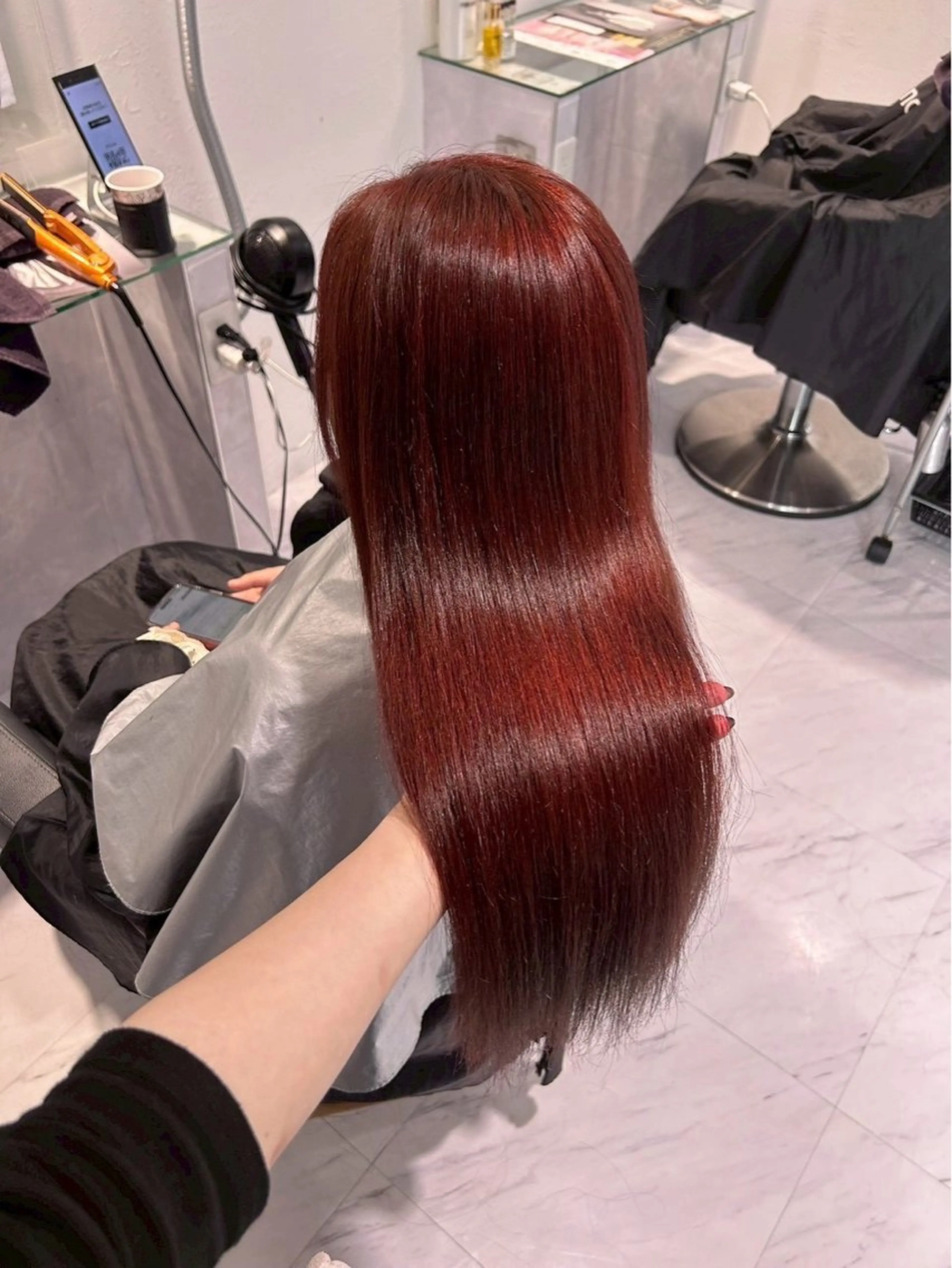 ロング カラー ヘアカラー トリートメント 🫧暖色カラー🫧/ Masaruのヘアスタイル