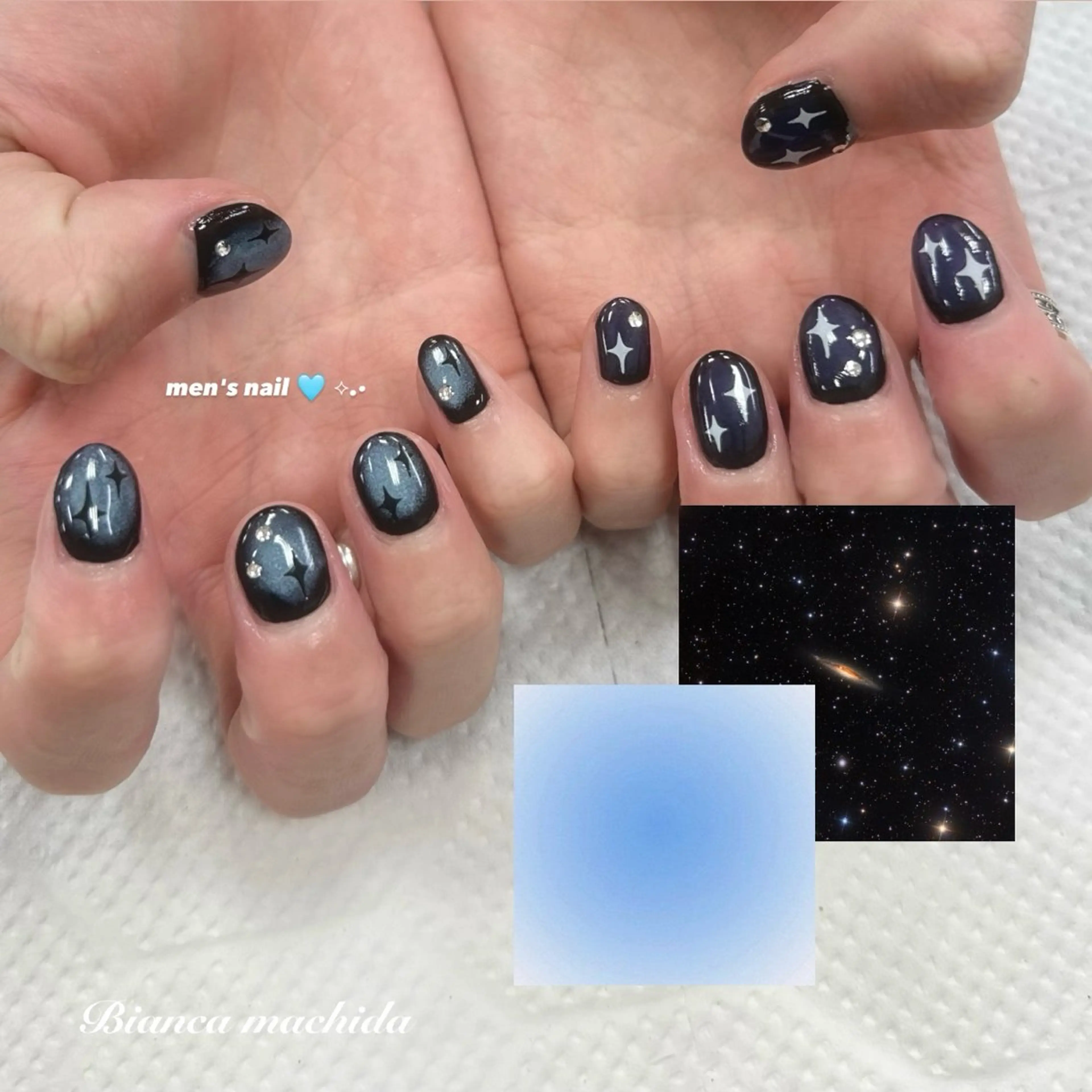 ネイル ハンドネイル BIANCA 🖤 NISHIMURAのネイルデザイン