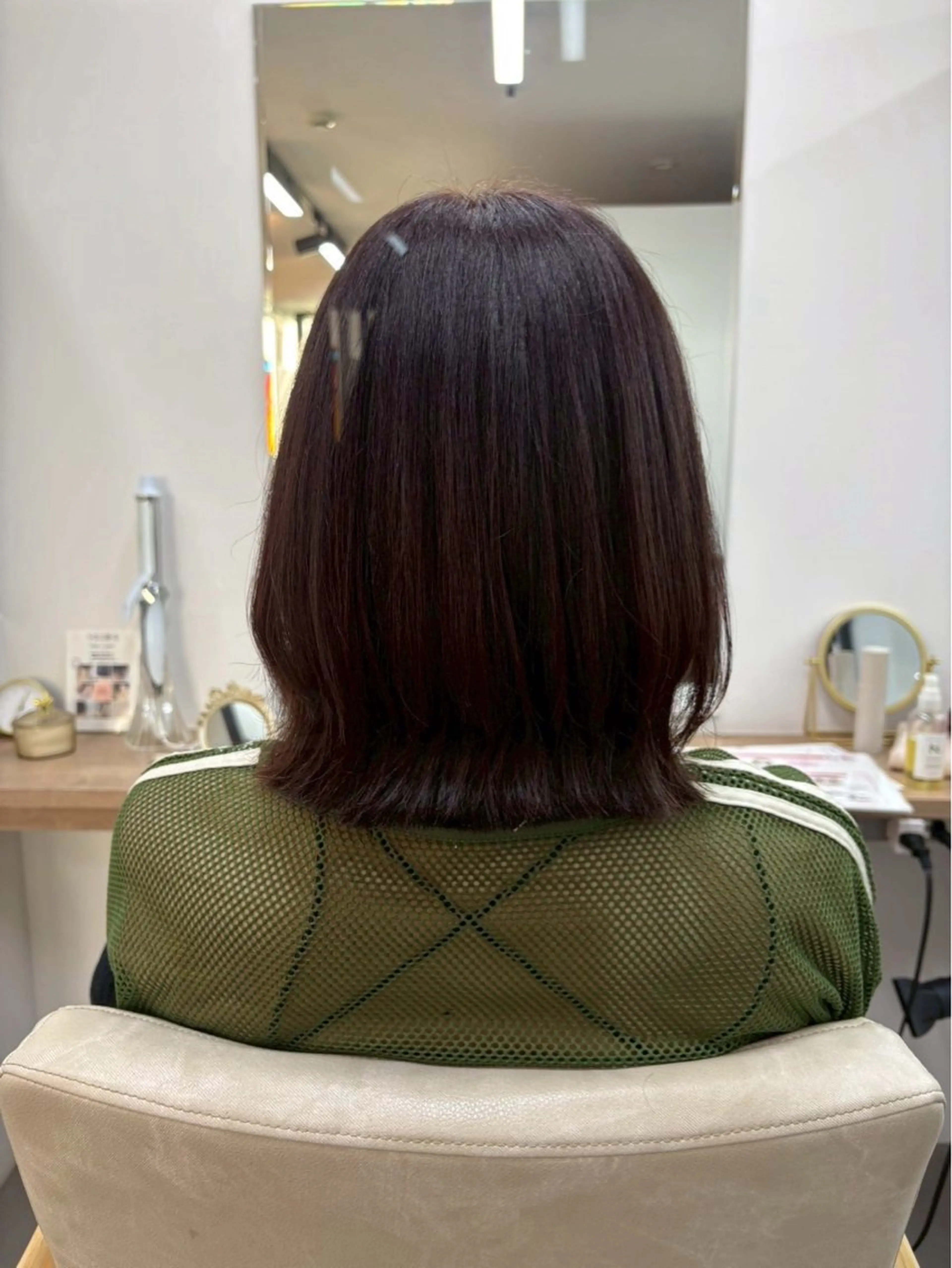 ミディアム カットモデル募集中 💇🏻　福田彩南のヘアスタイル