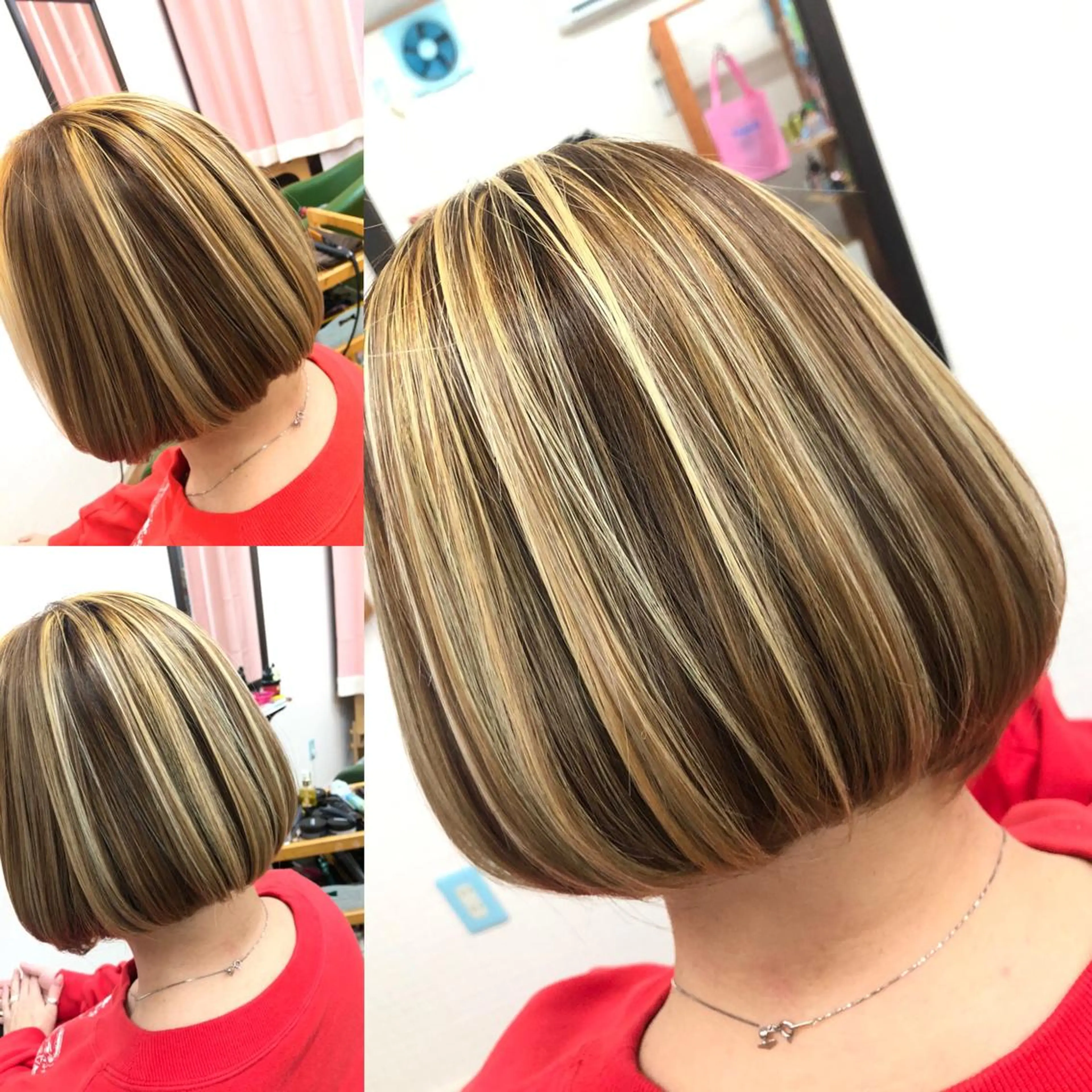 ショート カラー ハイライトカラー ハイライト ヘアカラー トリートメント kou艶髪師色髪師 こう 艶髪師色髪師のヘアスタイル