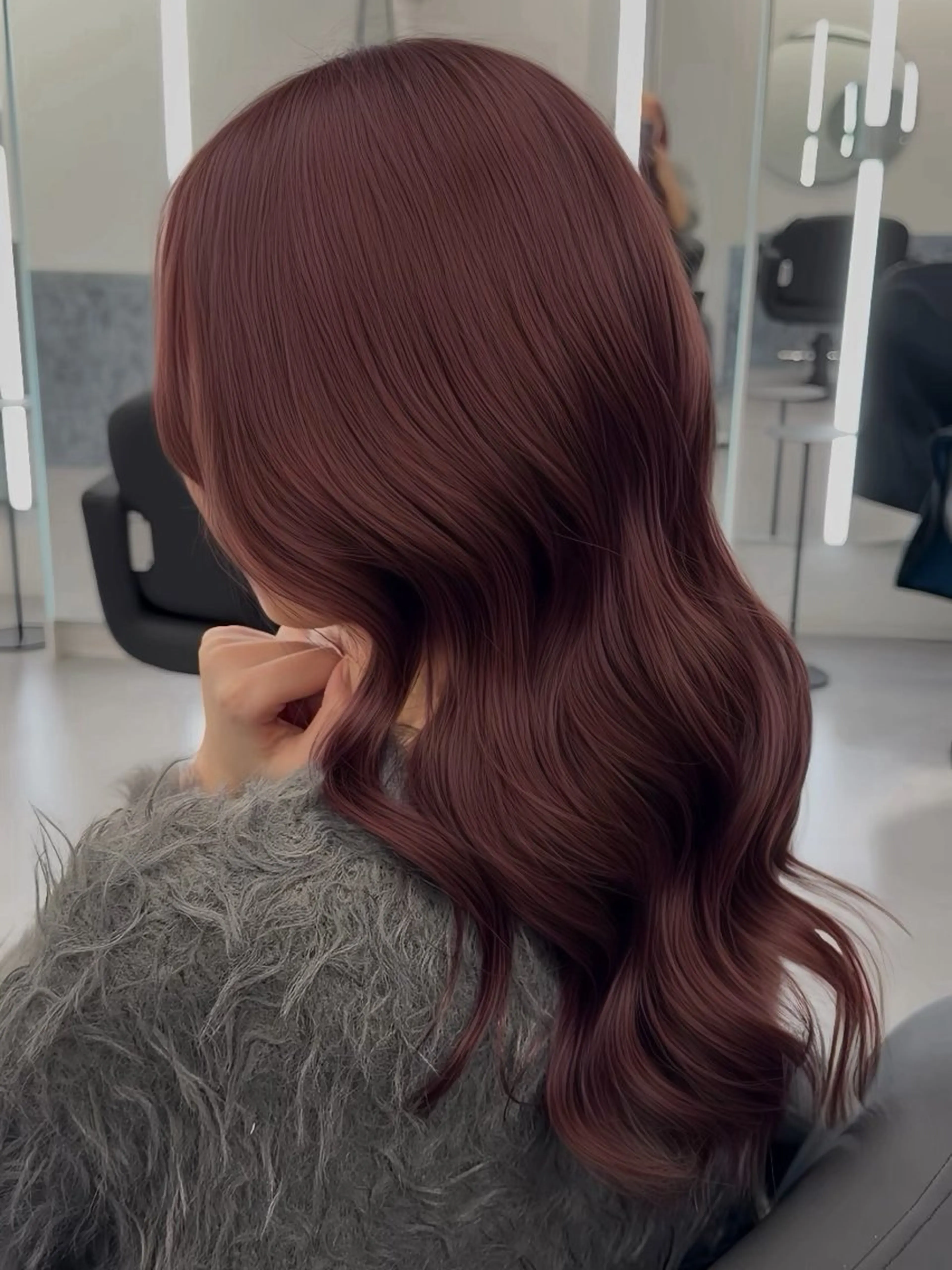 ロング eco/堀江/ 艶カラー/髪質改善のヘアスタイル