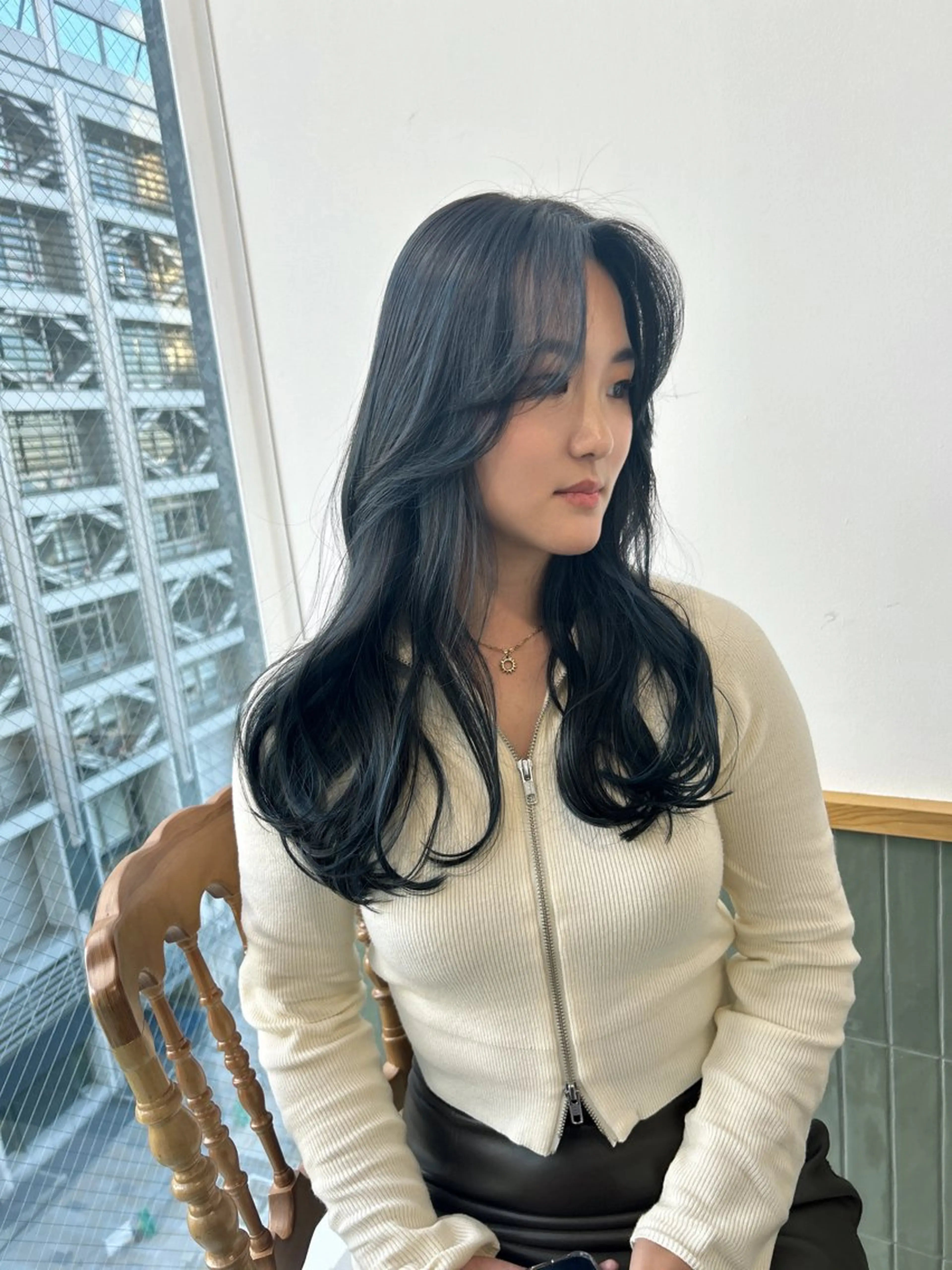 セミロング カラー カット ヘアカラー トリートメント 【代表】 たき〜のヘアスタイル