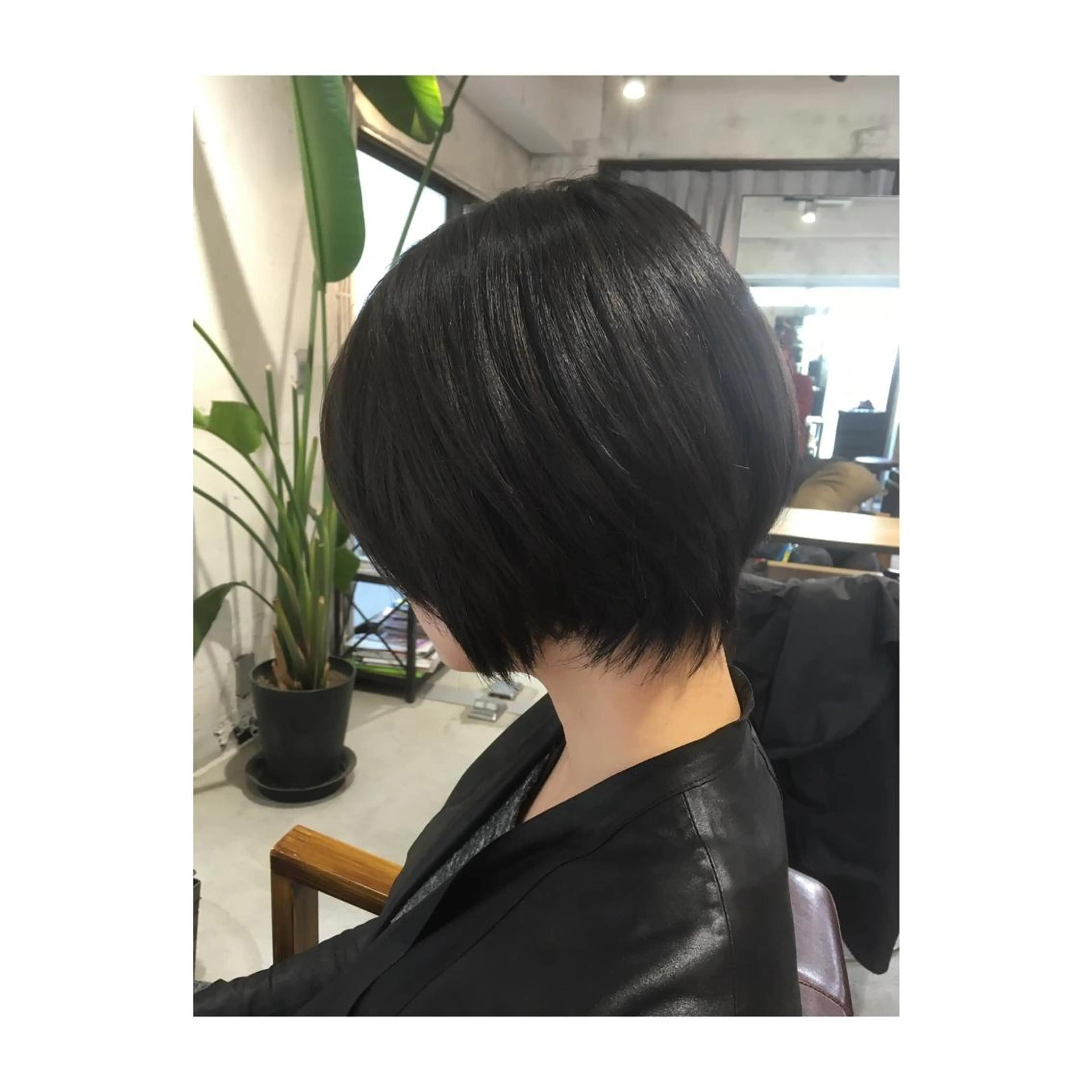 ショート カラー ショートヘア アオガミ （前髪顔周りカット）のヘアスタイル