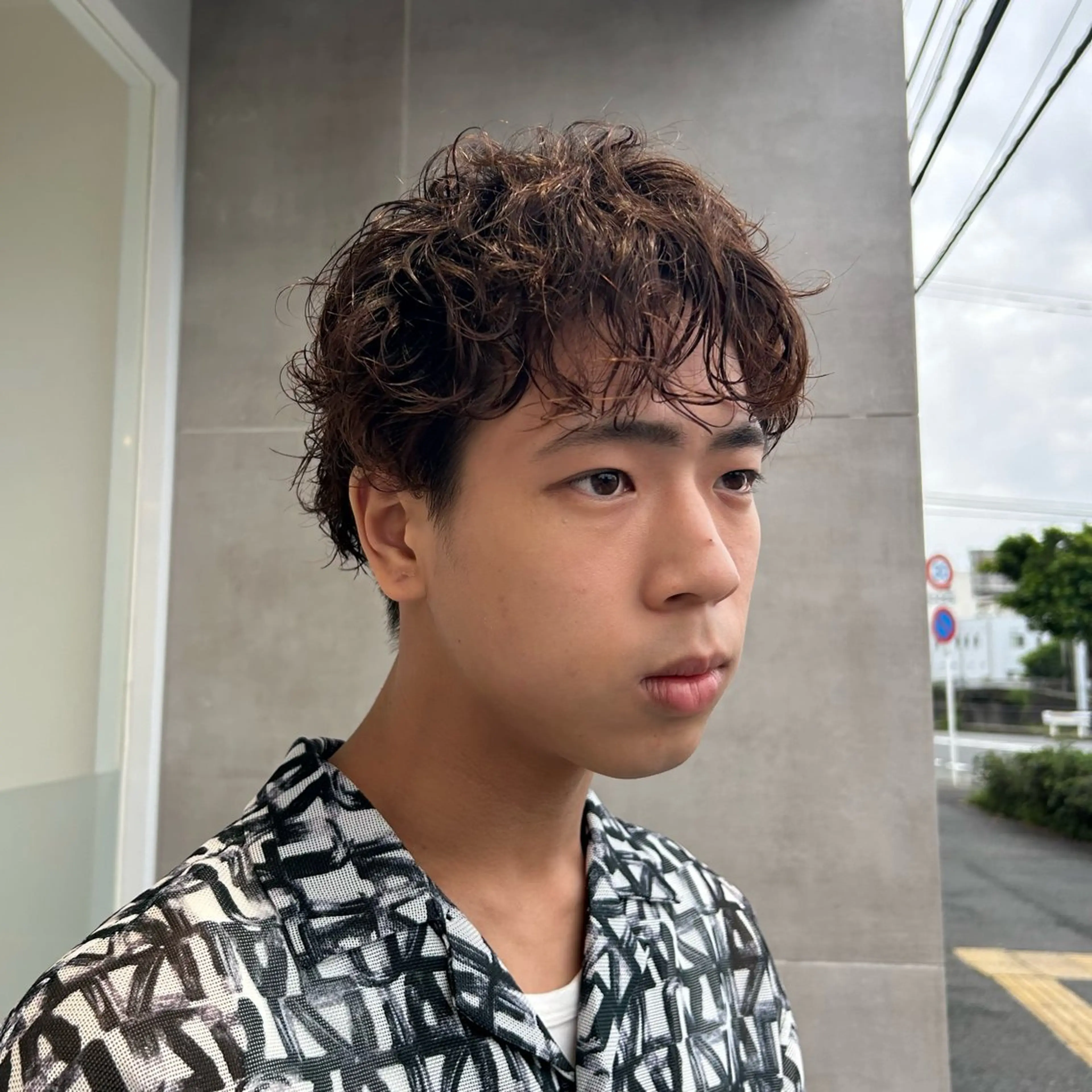 メンズ 韓国メンズ特化 パーマSatskiのヘアスタイル