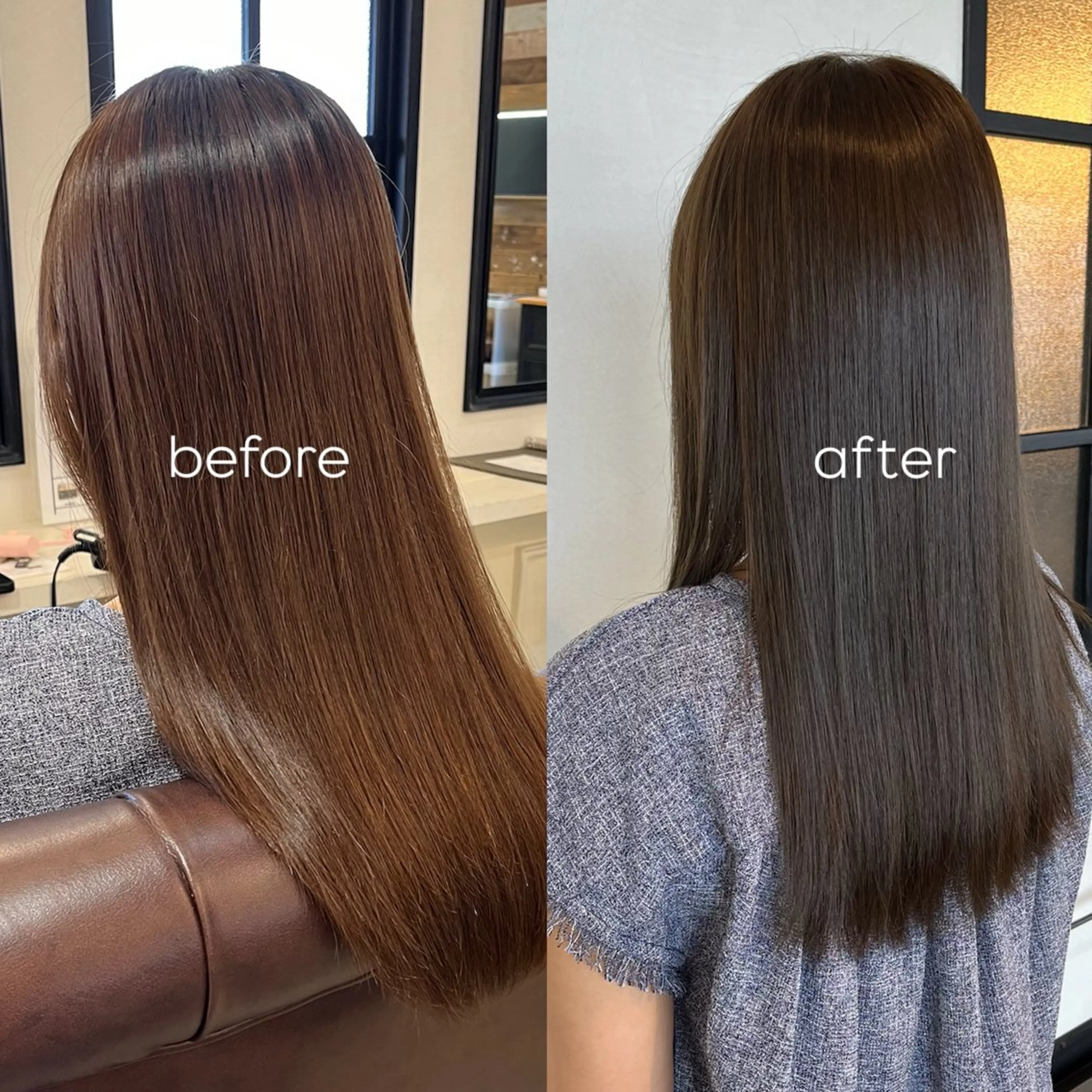 ロング カラー 山口 凜花のヘアスタイル