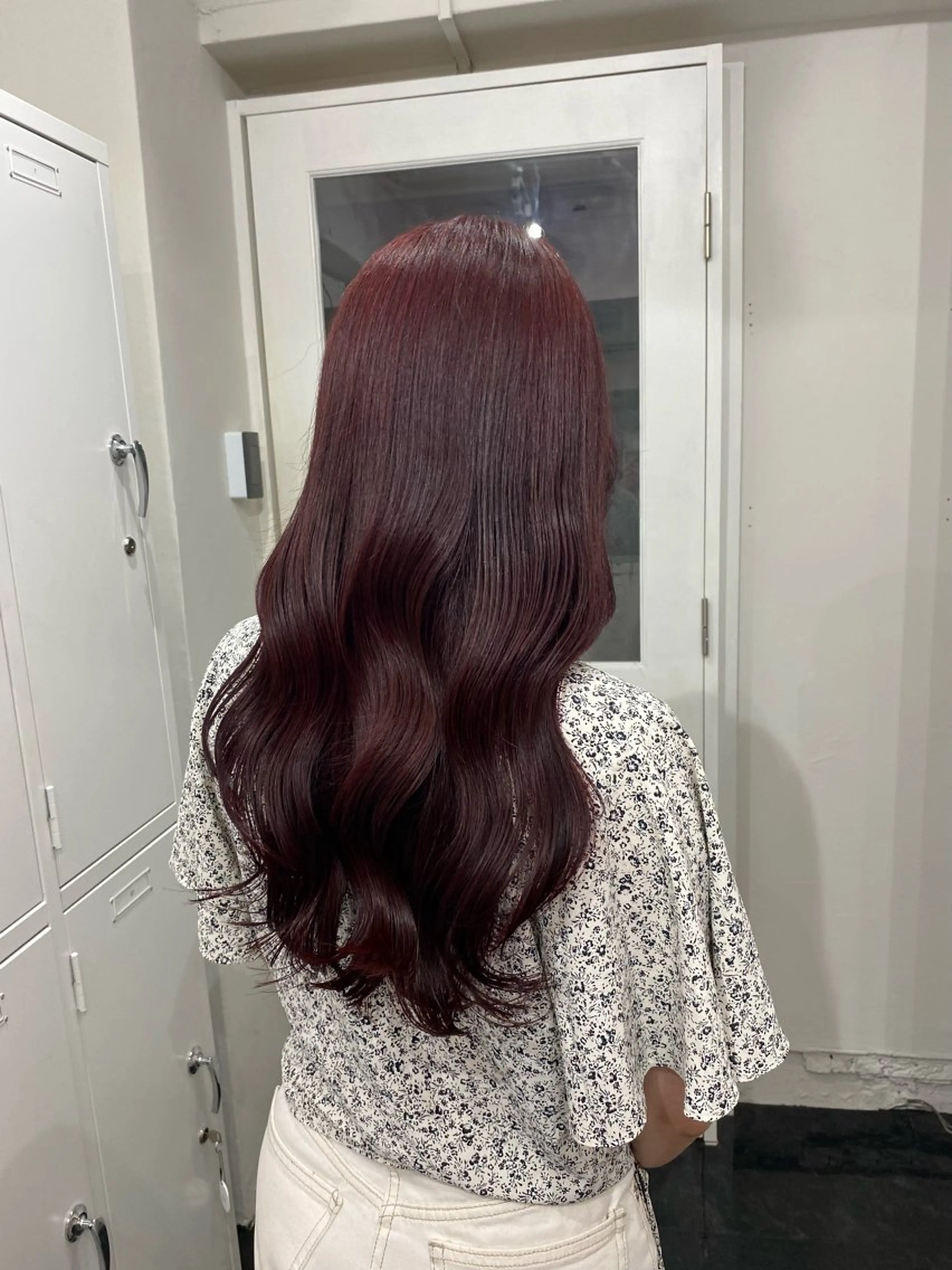 💚🍎ブリーチなし赤系【ダブルカラー➕キューティクルトリートメント】🍎💚の写真