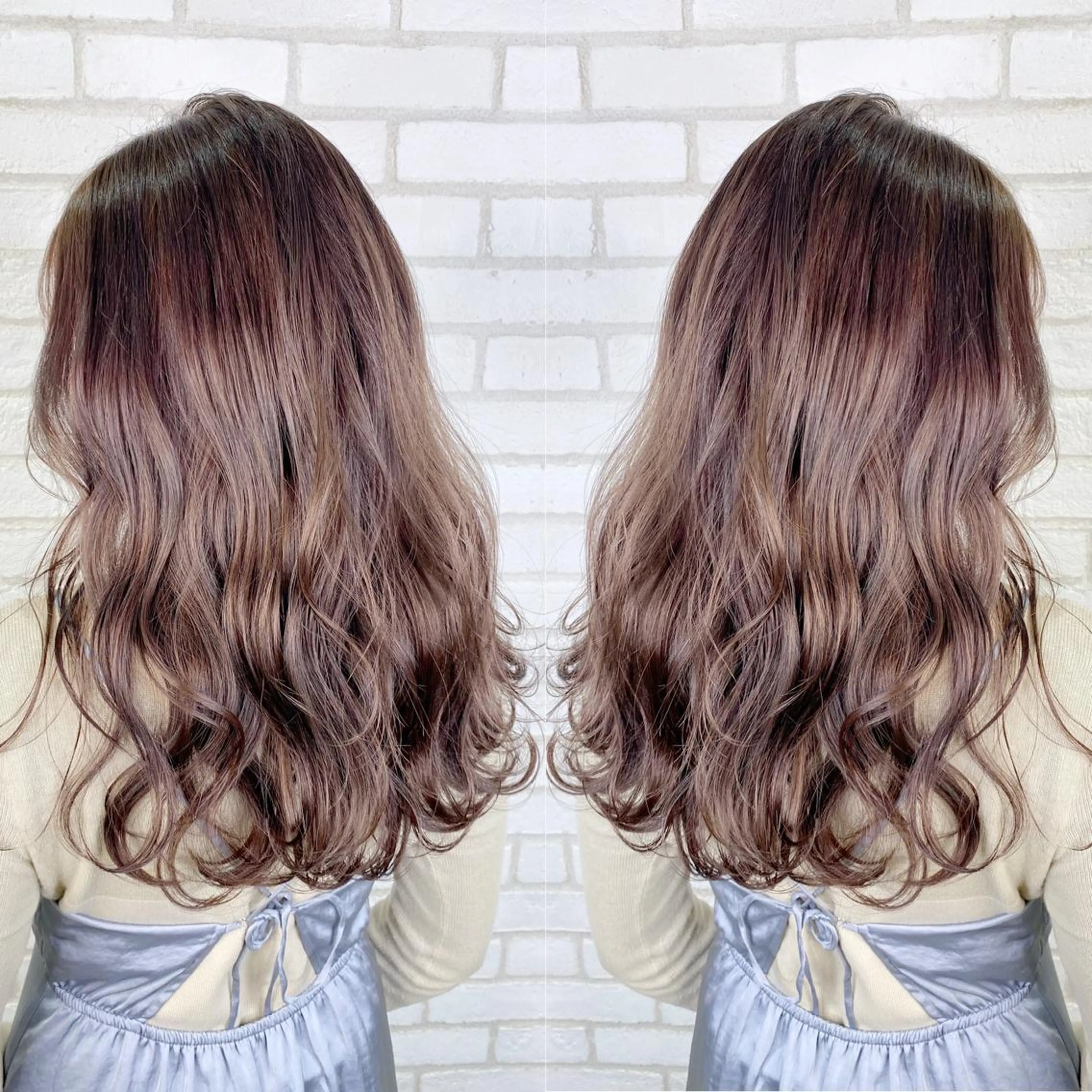 ロング ハイライト 【美髪矯正】【スト カール】小野村翔太のヘアスタイル