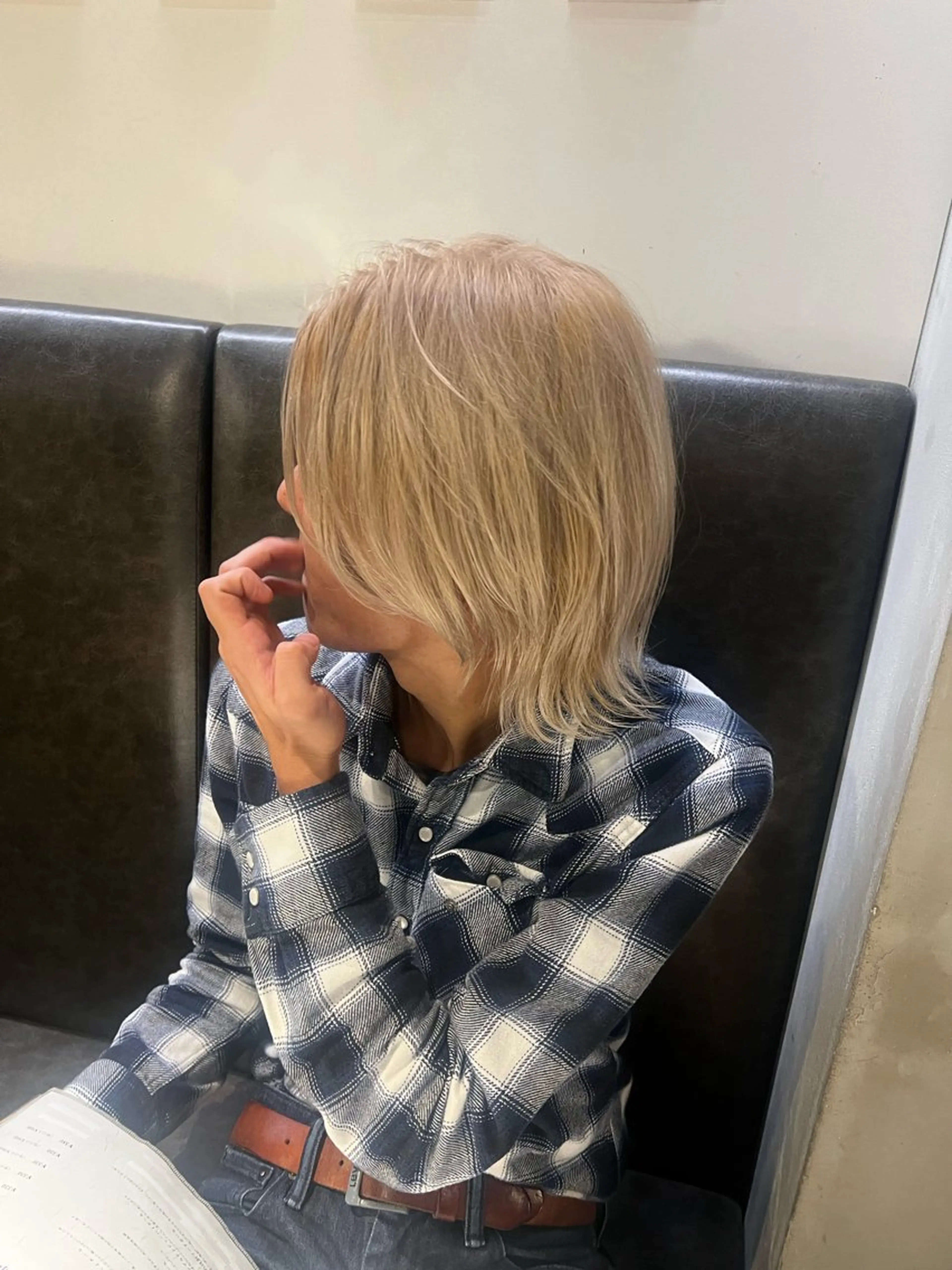 カラー メンズ カット ヘアカラー トリートメント 暗髪/艶髪/Ono .のヘアスタイル