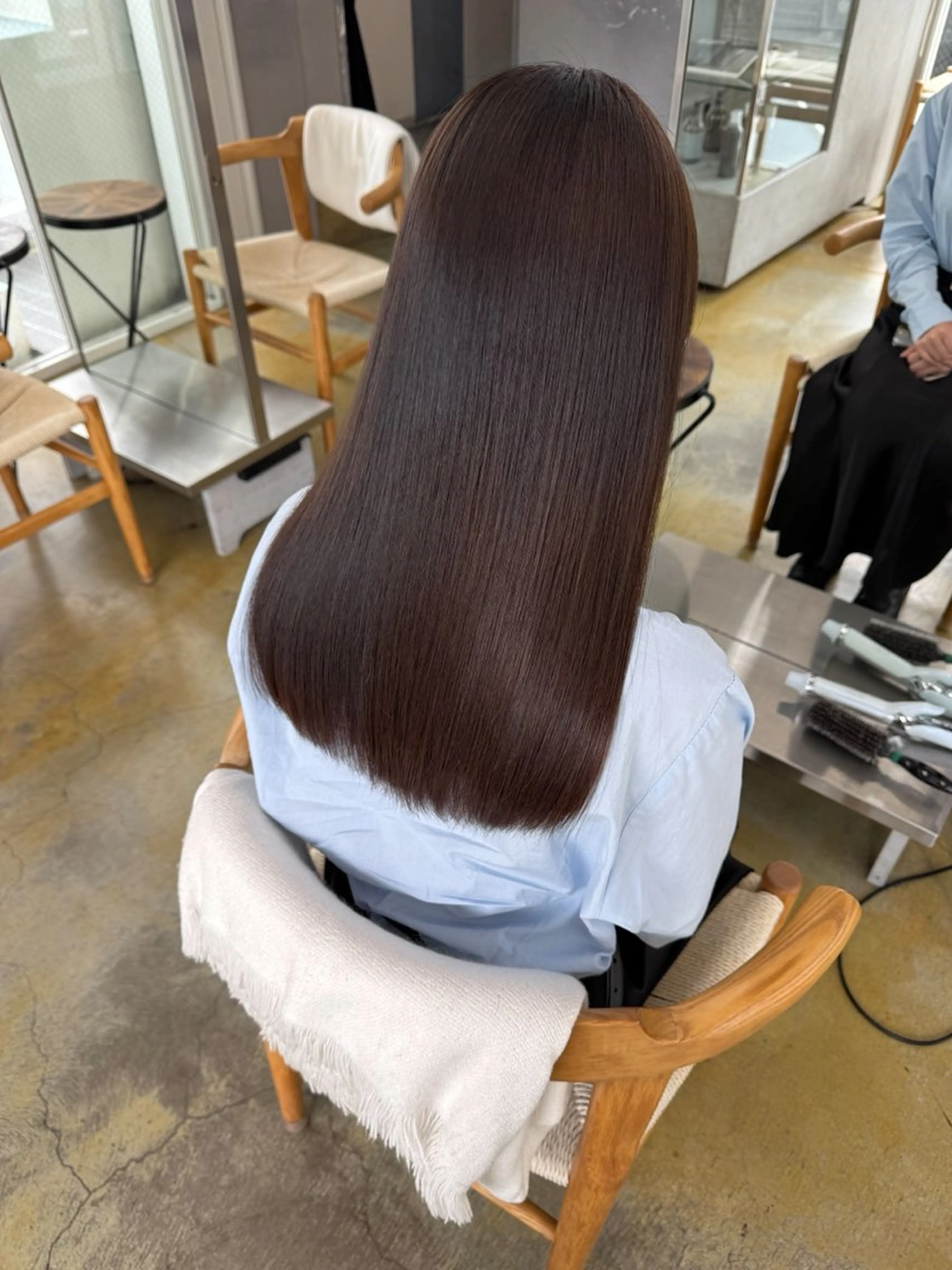 カラー 透明感カラー ヘアカラー トリートメント maina/透明感 ベージュ/ブラウンのヘアスタイル