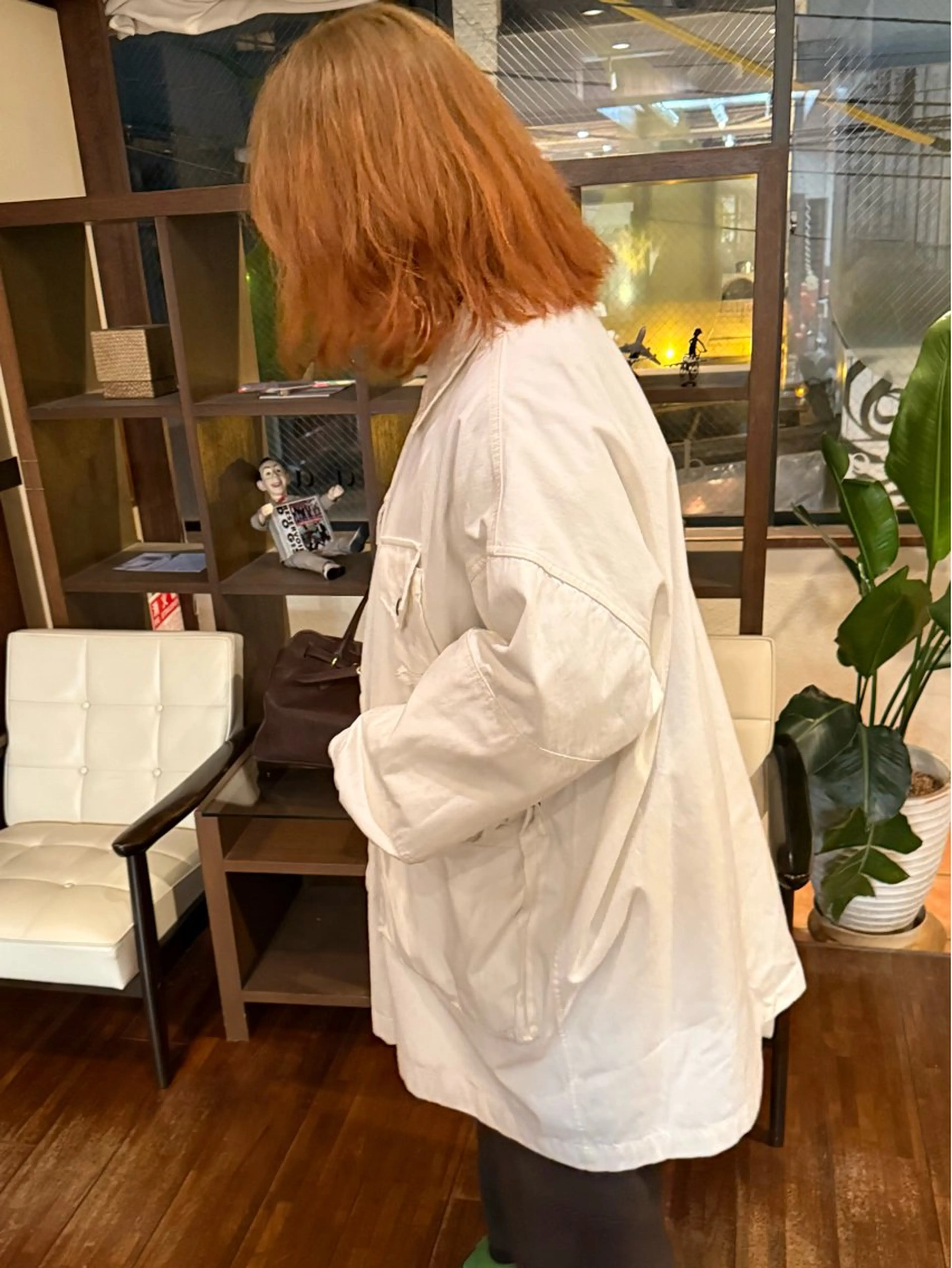 ミディアム カラー ベージュカラー オレンジ カット ヘアカラー トリートメント 田室 和幸のヘアスタイル