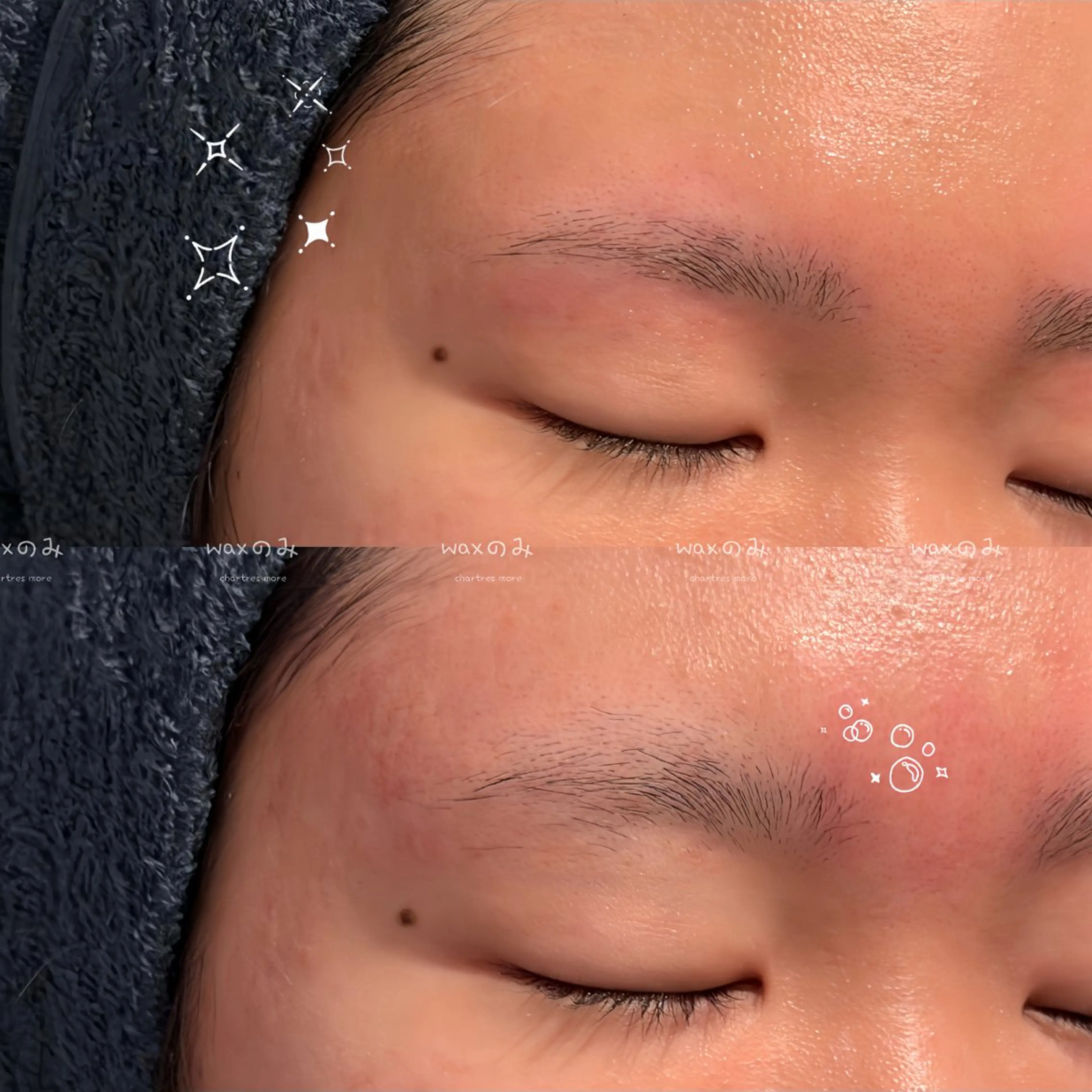 アイブロウ ワックス脱毛 逢澤 奈那の眉毛・アイブロウイメージ