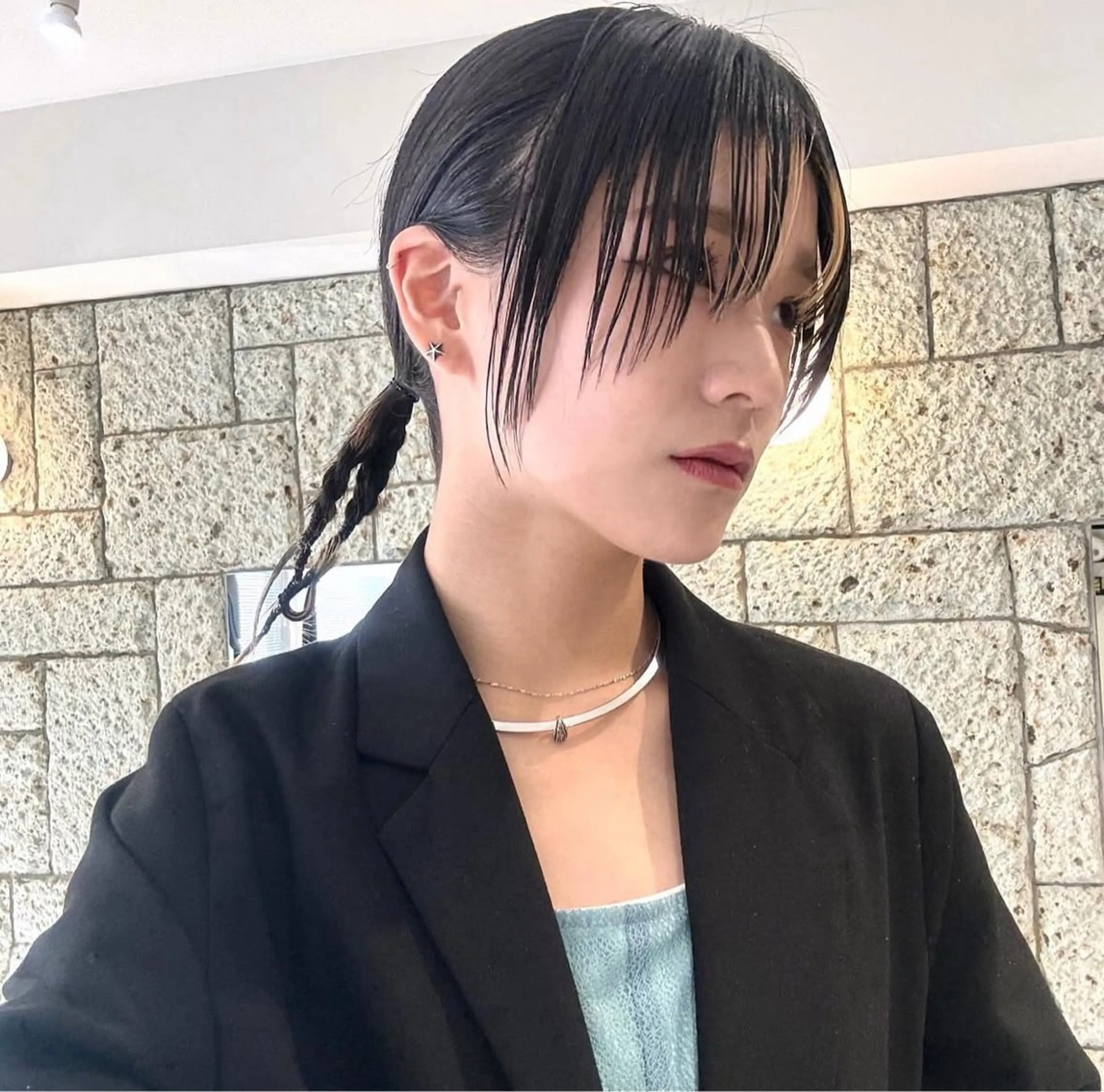 ミディアム ヘアアレンジ ヘアセット hair salon　丹tan所属・Rena✴︎トレンド ×スタンダードMIXのヘアスタイル