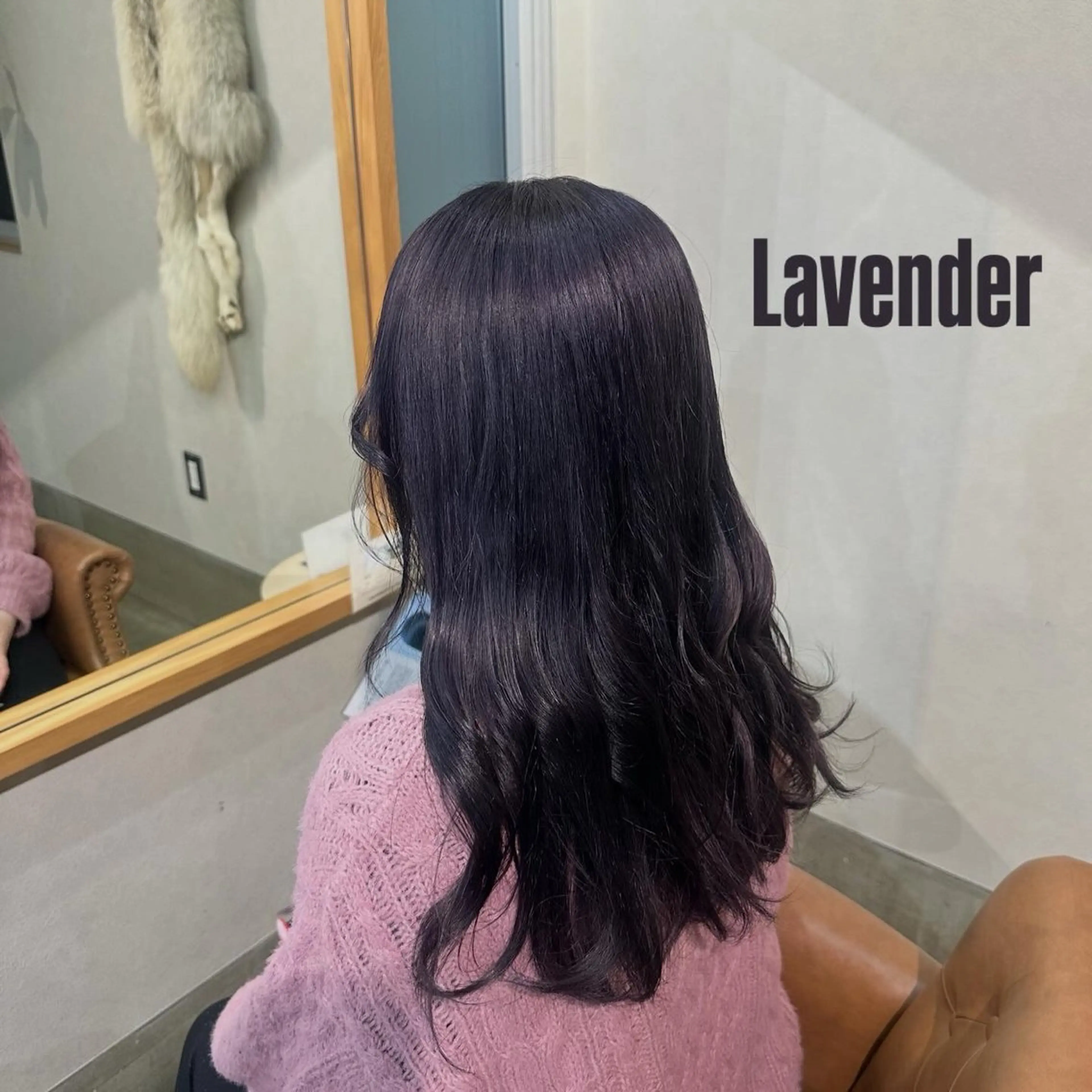 セミロング カラー ヘアカラー 大石 楓のヘアスタイル