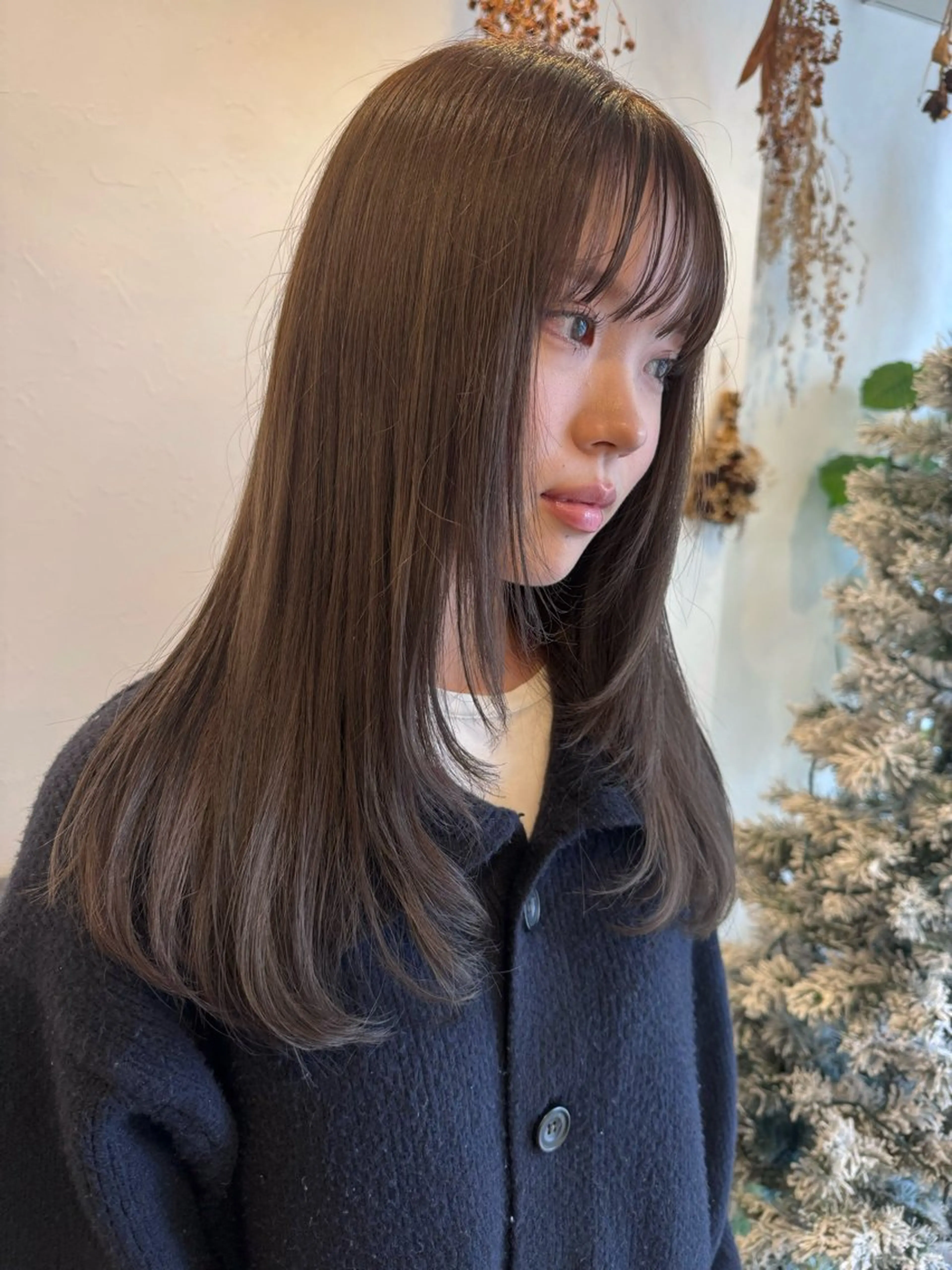 ロング カラー 透明感カラー 顔まわりレイヤー レイヤーカット ヘアカラー トリートメント m ā l o.🌷 サカモトマイコのヘアスタイル
