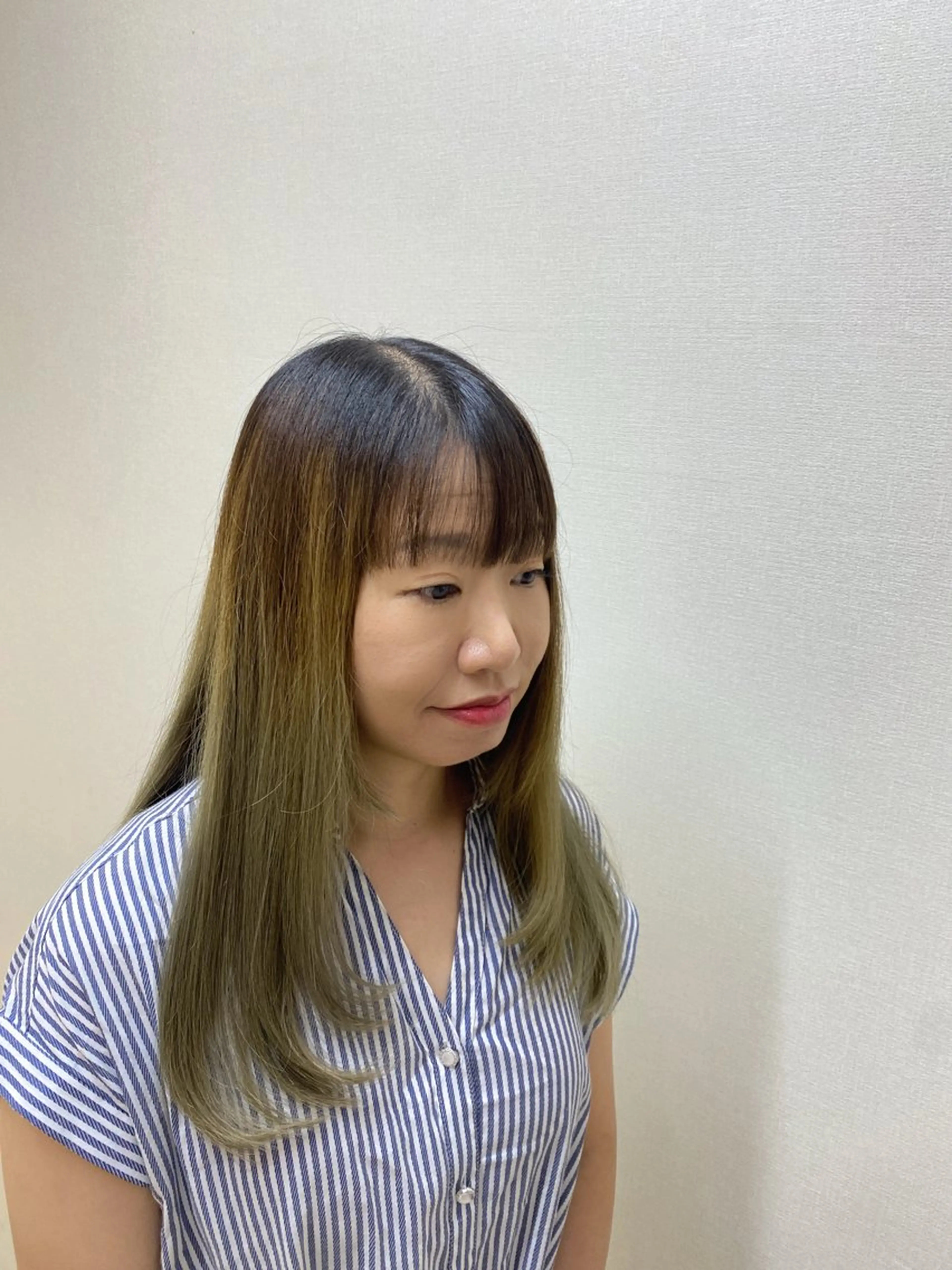 ロング 芦田 佑理のヘアスタイル