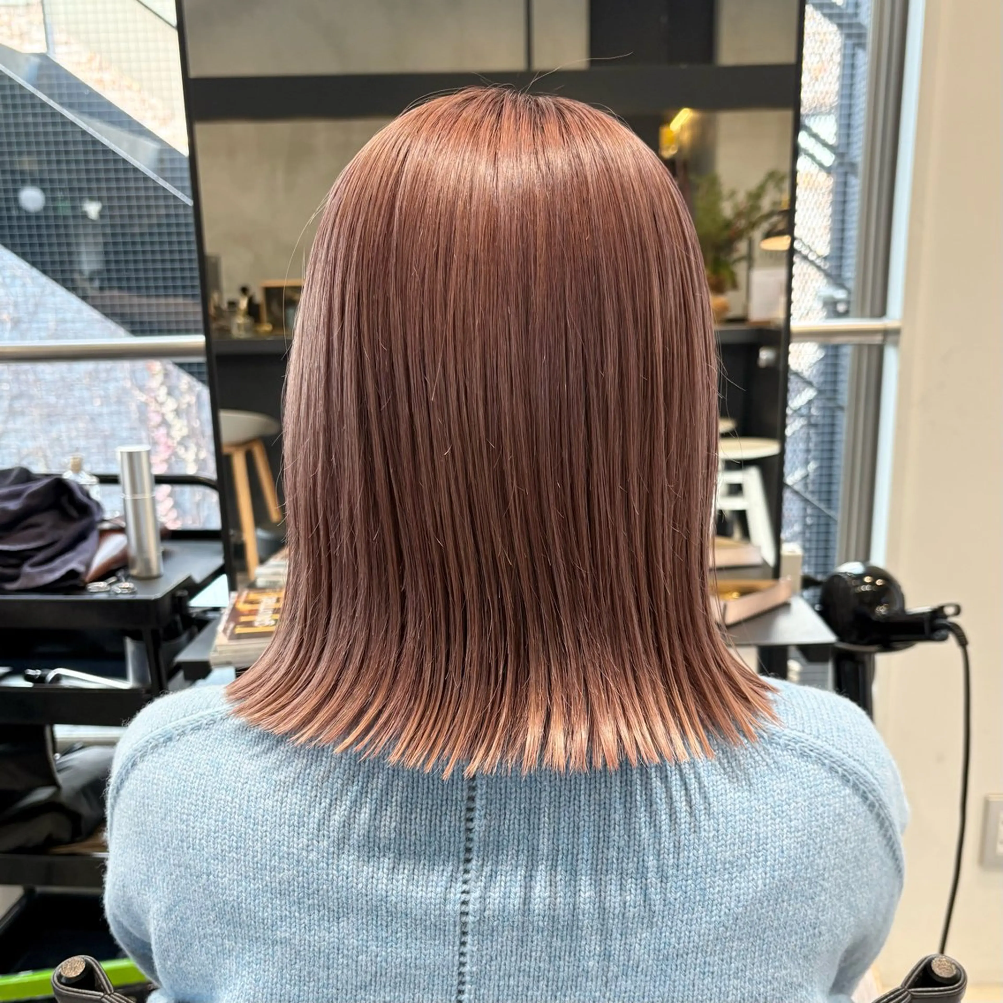 ミディアム ボブ ツヤ髪♡ 佐取歩のヘアスタイル