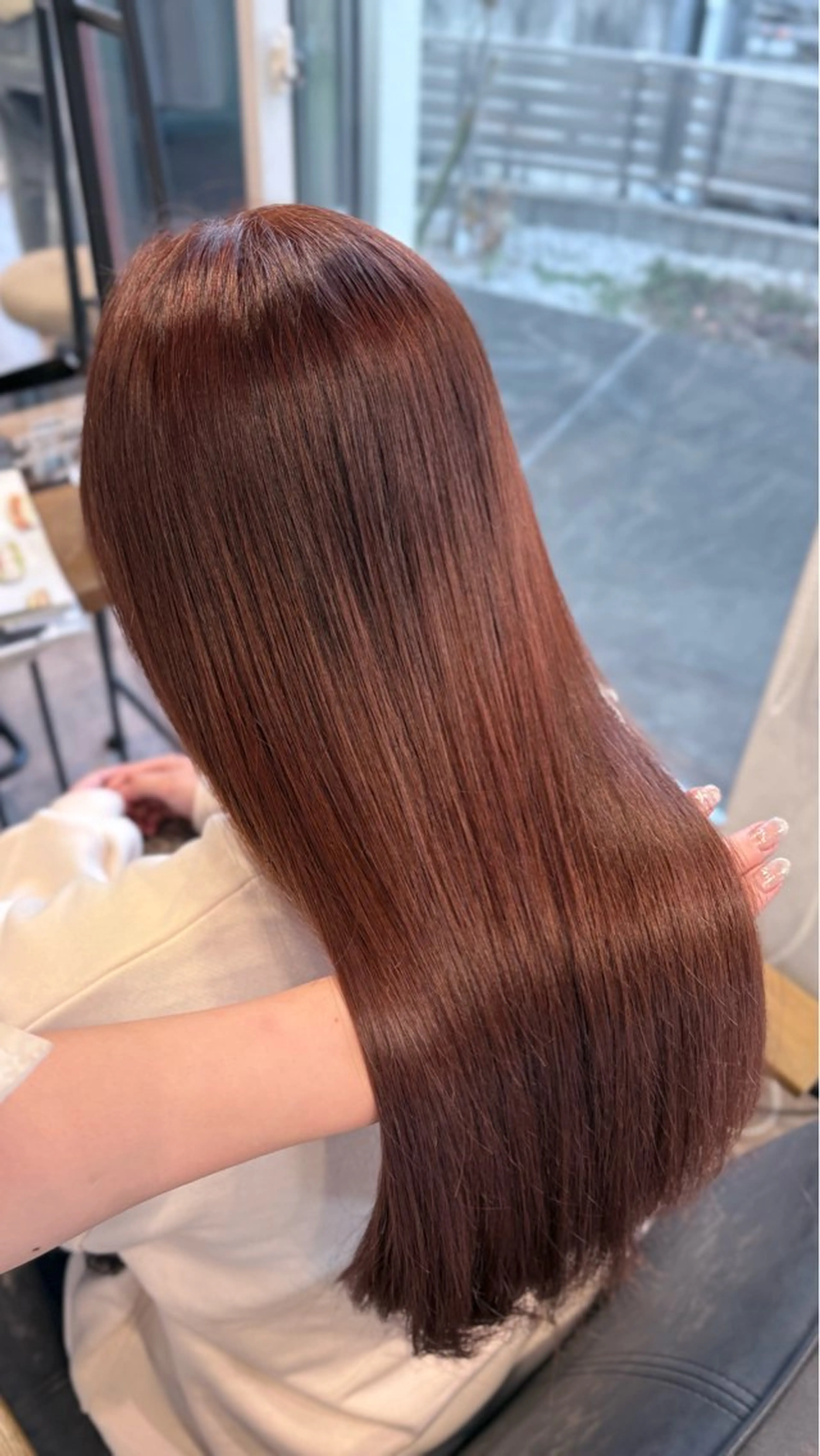 ロング パーマ 縮毛矯正 カットモデル✂️ ゆうかのヘアスタイル