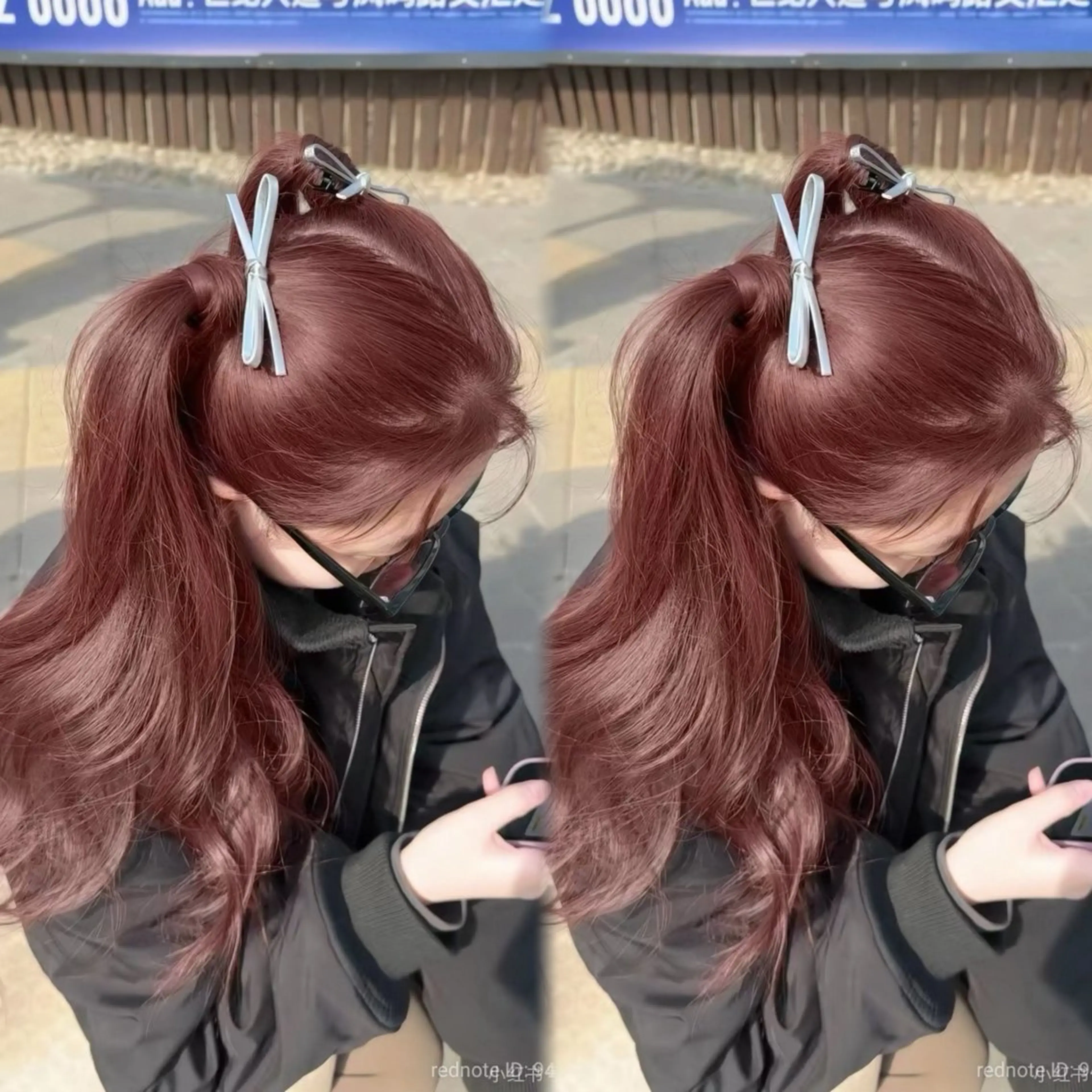 カラー ヘアカラー ヘッドスパ ヘアセット 🍒暖色カラー🍒 YUUNAのヘアスタイル