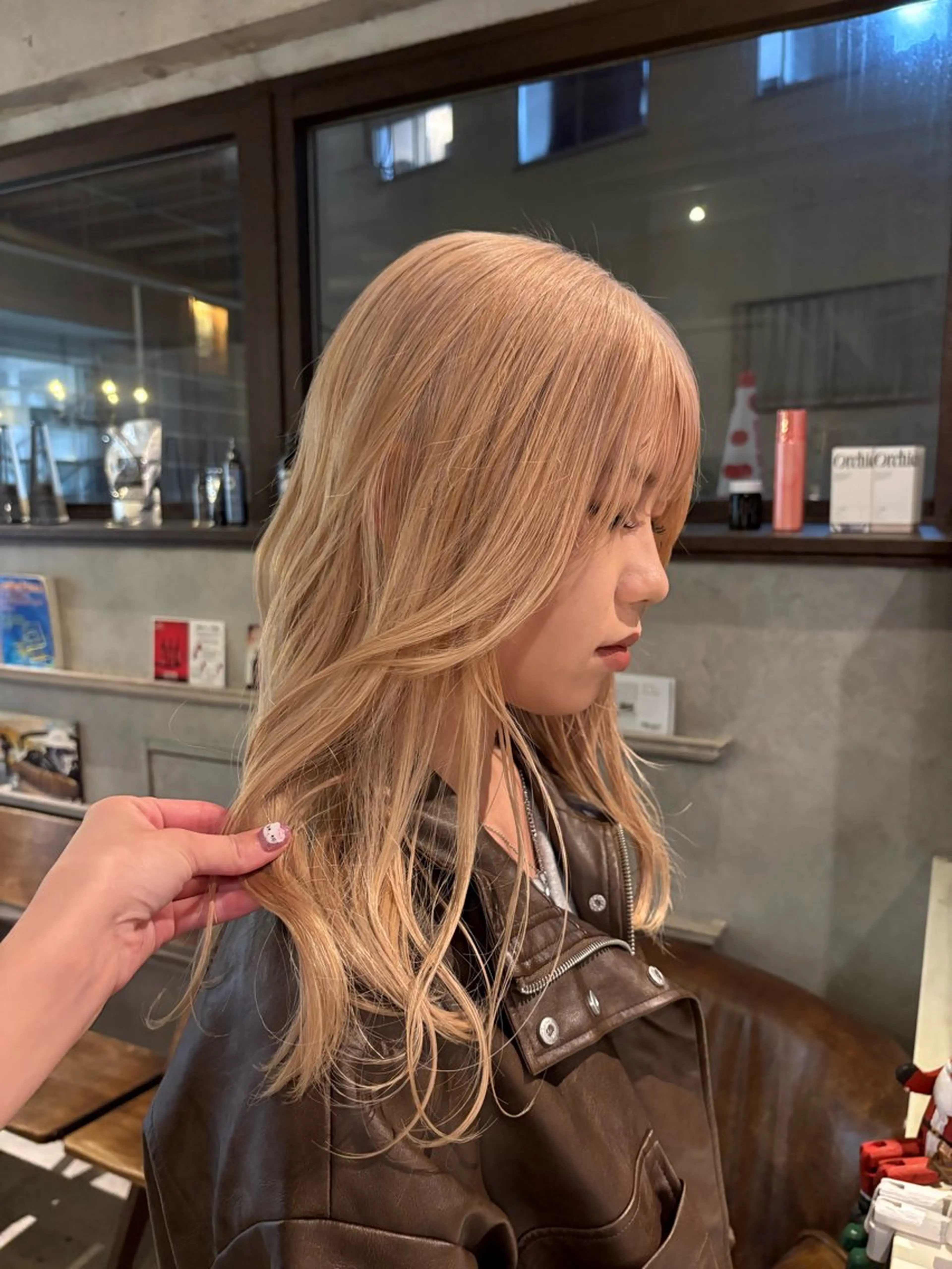 ロング カット ヘアカラー トリートメント 💕ハイトーン/ダメ ージ特化/MAO💕のヘアスタイル