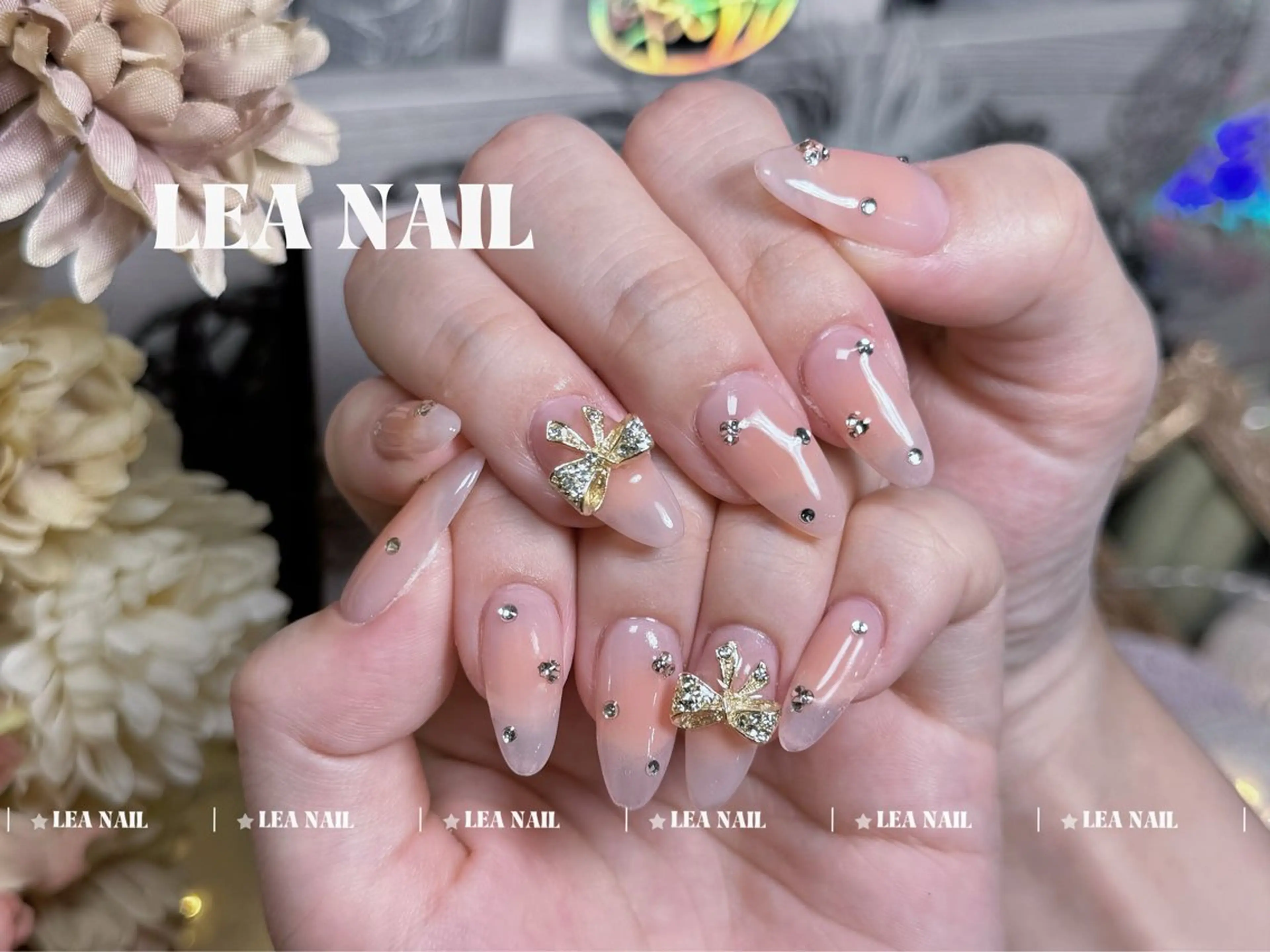 ネイル チークネイル Le’a NailSalonのネイルデザイン
