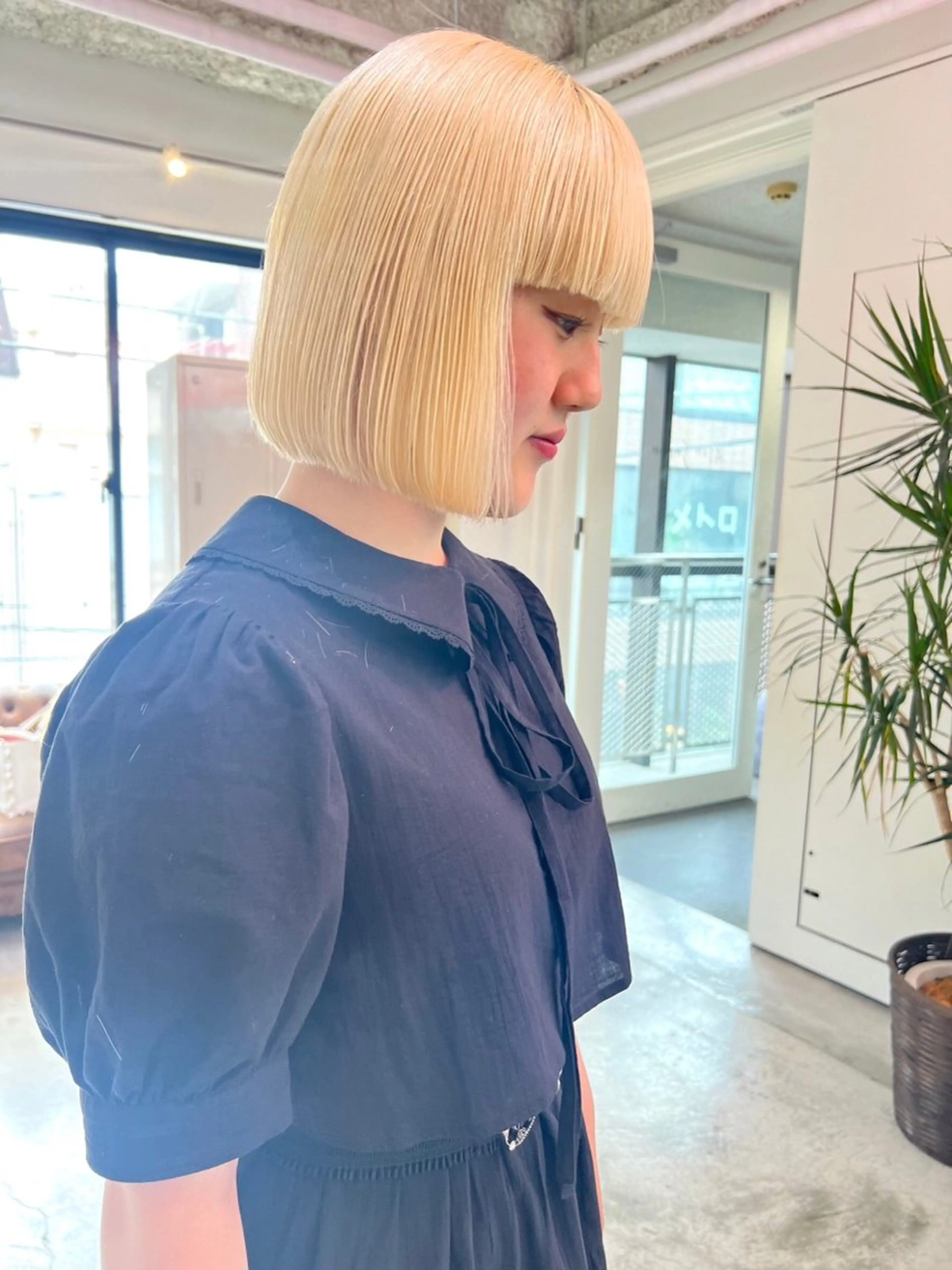 ミディアム ヘアカラー ラフパーマ/ボブ/ 似合わせヘア/ショウのヘアスタイル