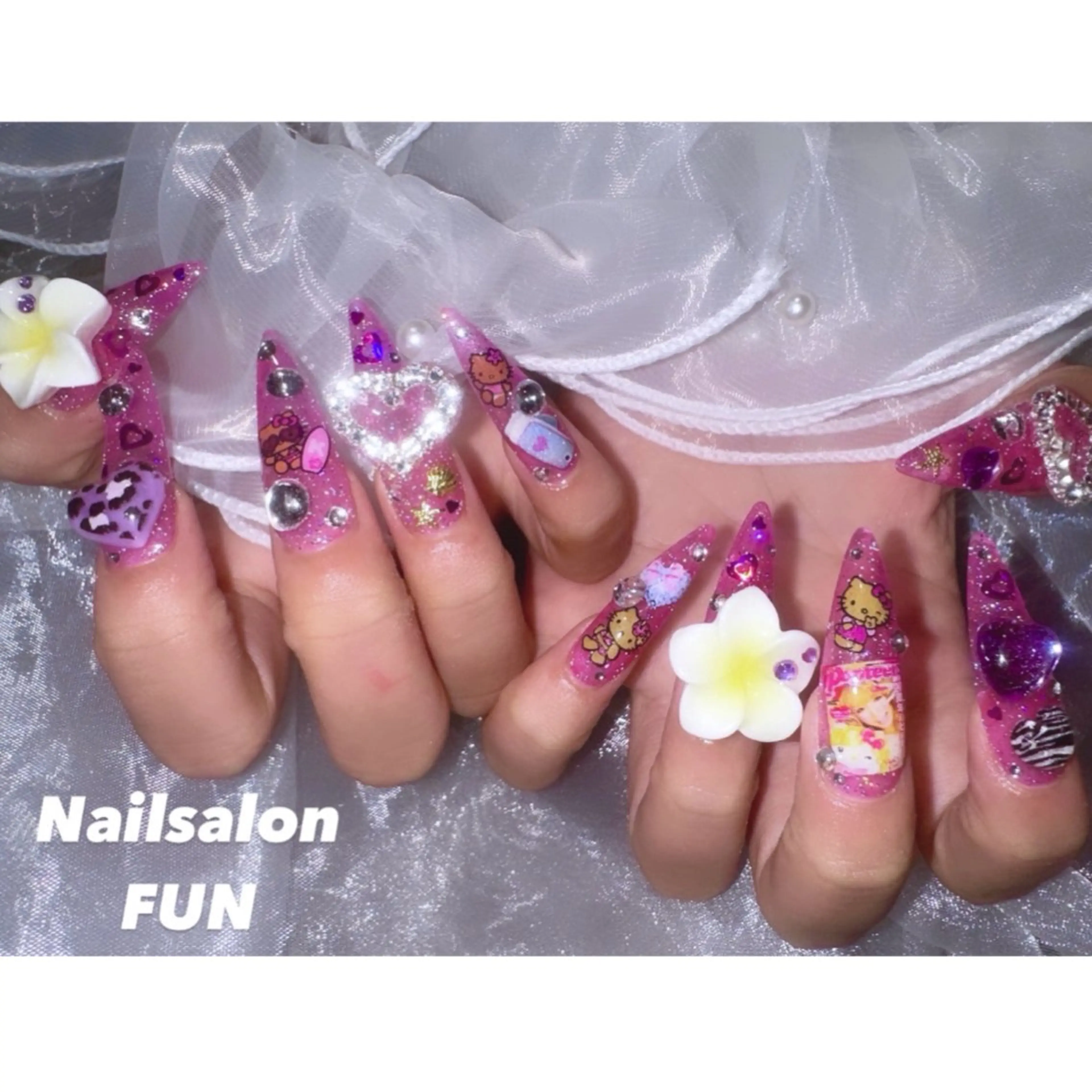 ネイル アートネイル ロングネイル メンズネイル ショートネイル ネイルチップ Nailsalon FUN🌈のネイルデザイン