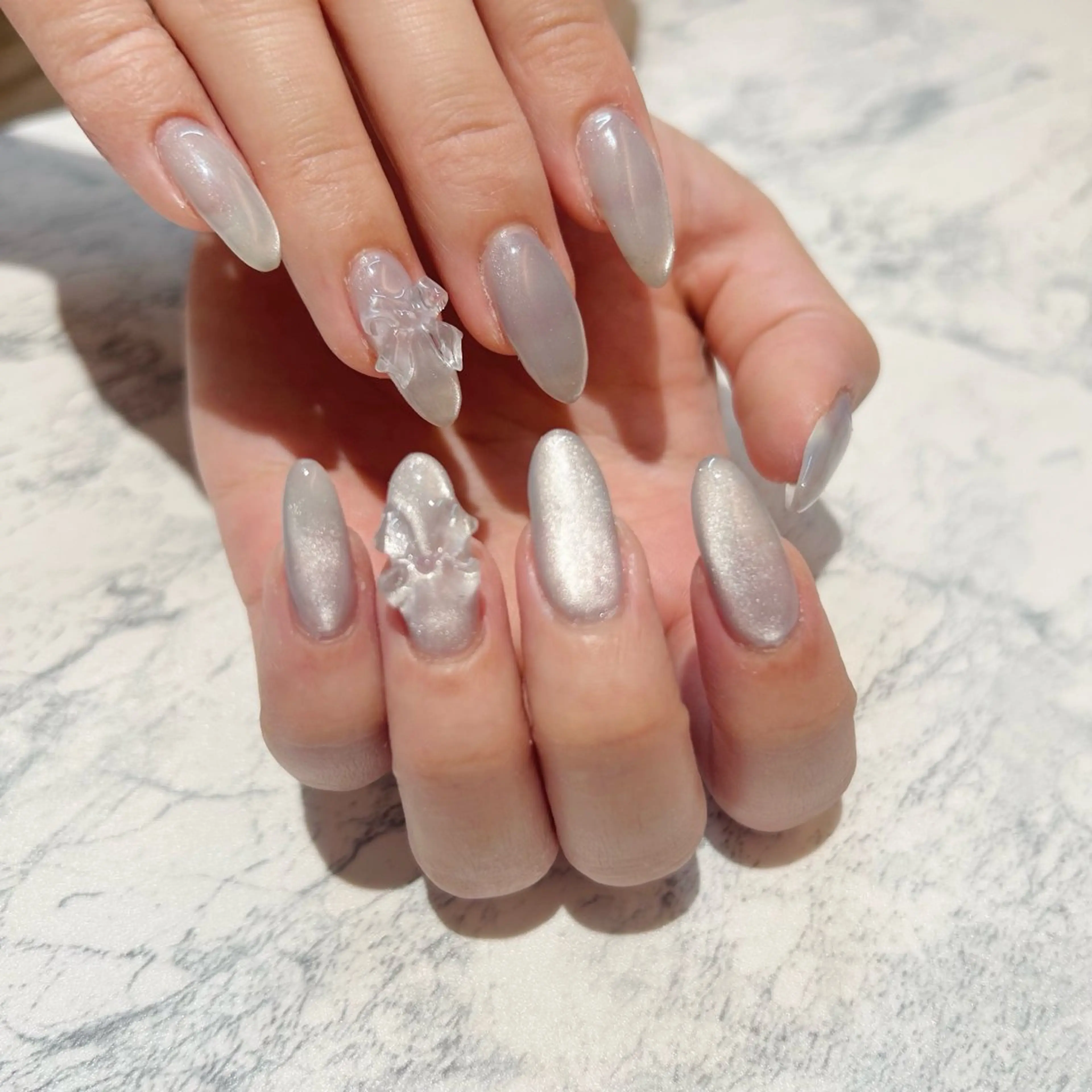 ネイル ハンドネイル ハンドケア マグネット/心斎橋 LoLo.カレラのネイルデザイン