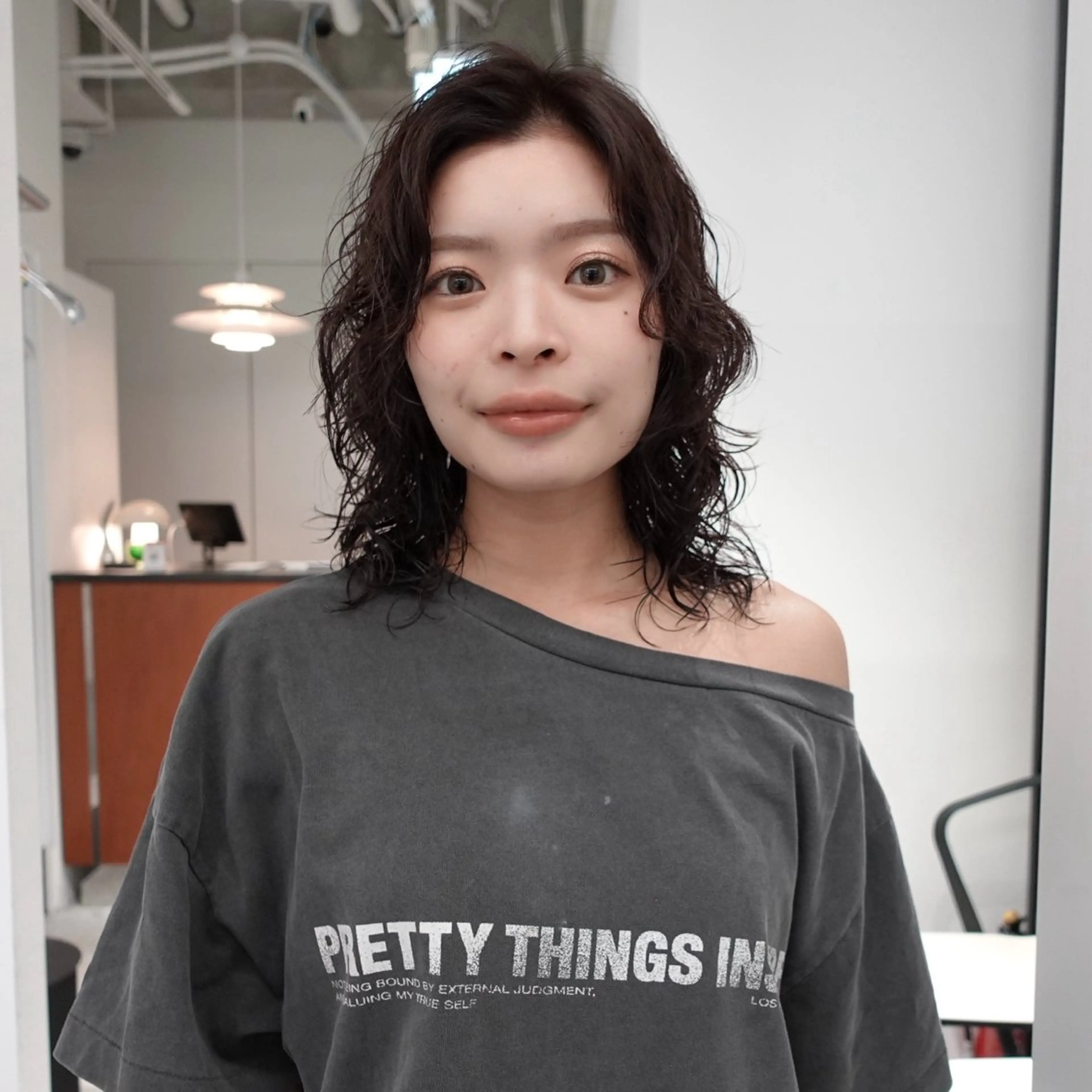 🫐カット+ポイントパーマ+1カラー🫙初回限定！30%off！！の写真