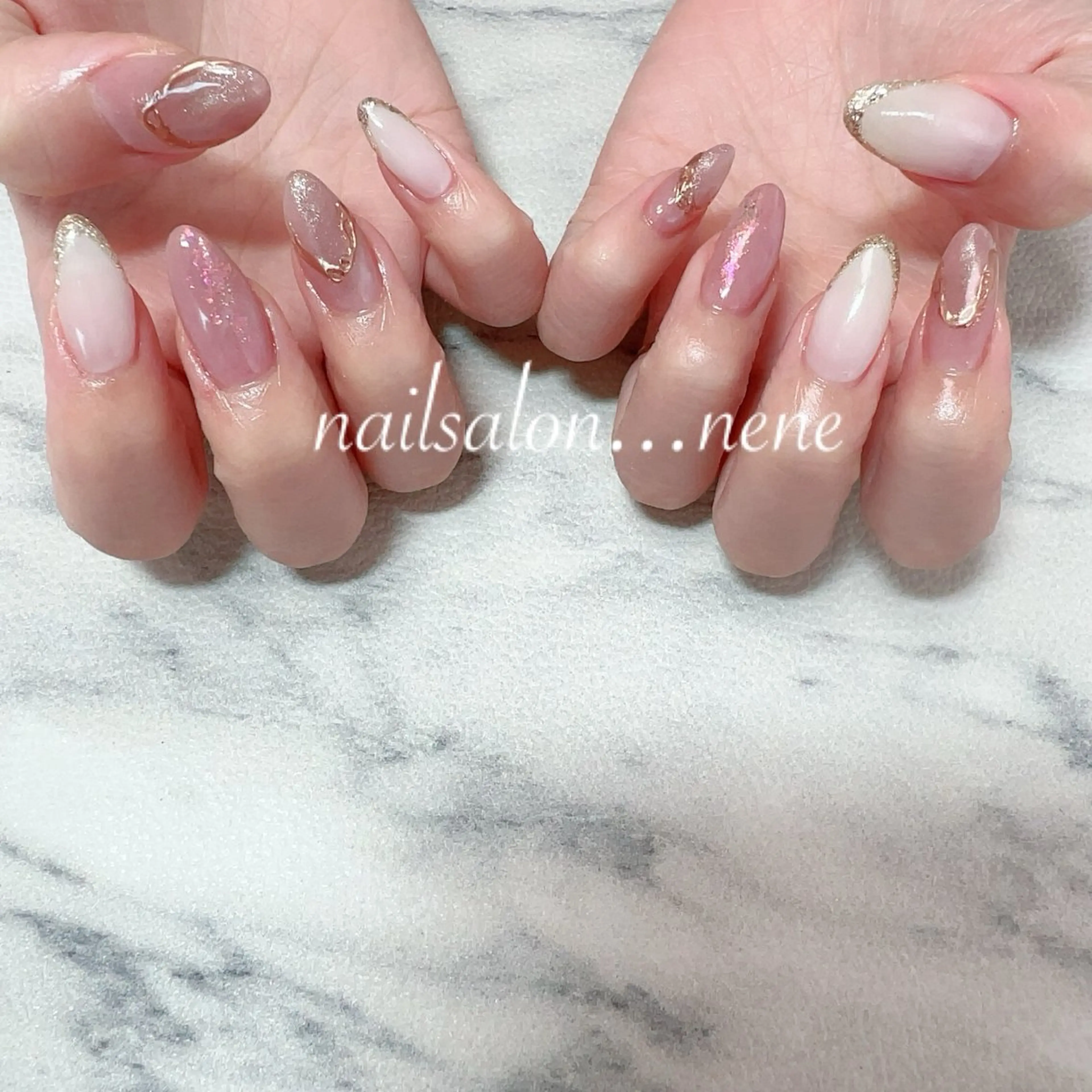 ネイル ピンク nailsalon ...neneのネイルデザイン
