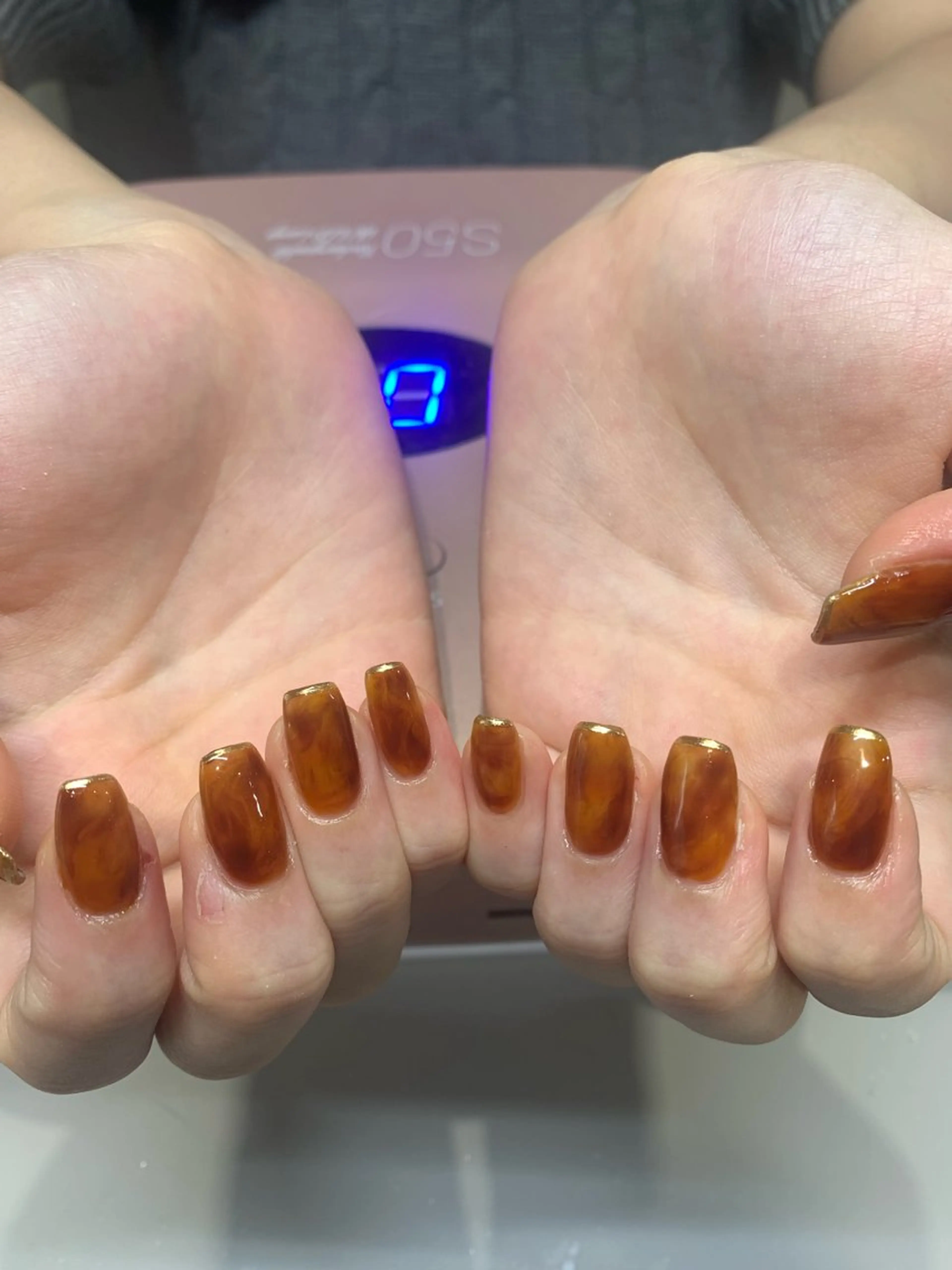 ネイル べっ甲ネイル &robe yurieのネイルデザイン