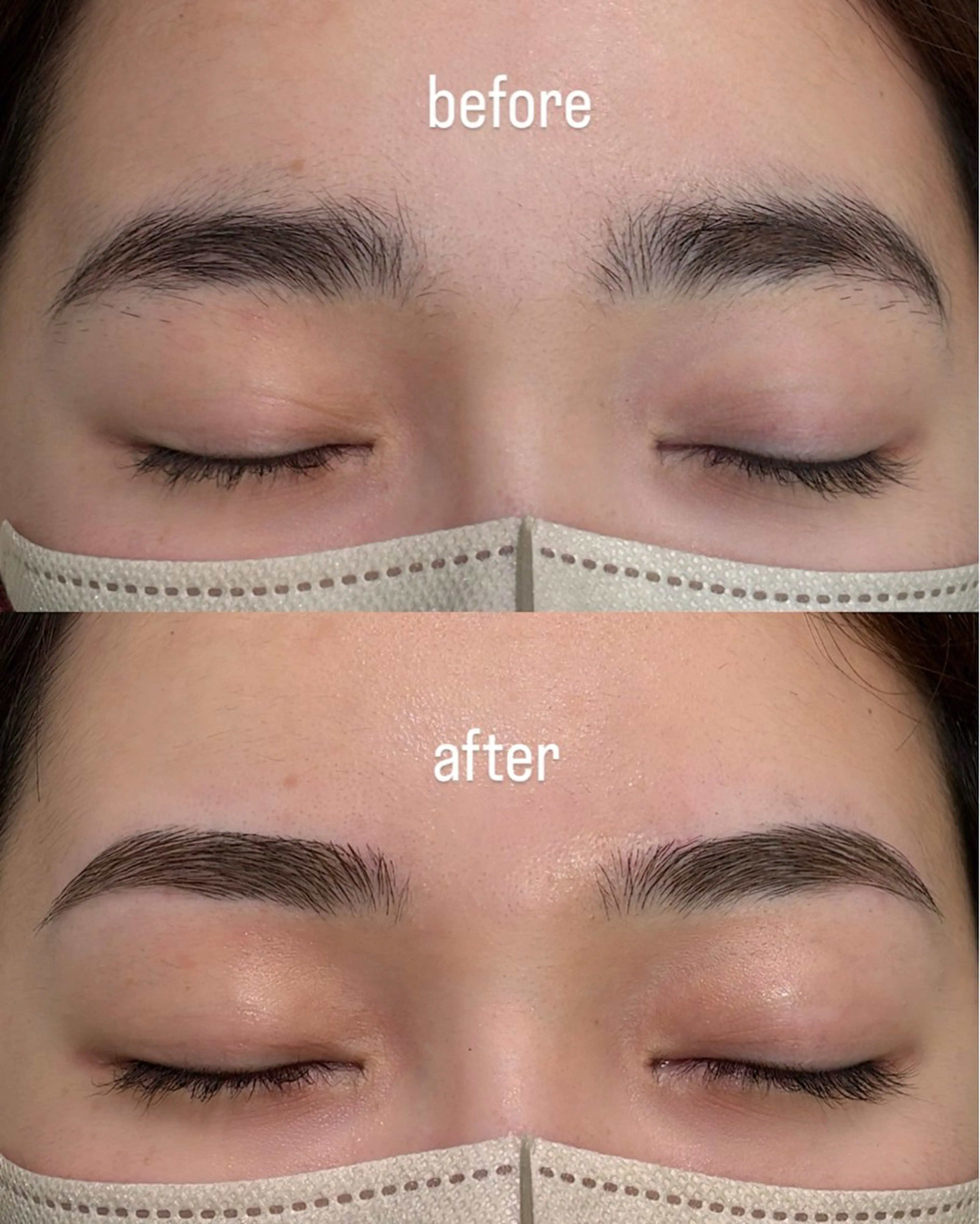 【再来】🌱美眉アイブロウスタイリング(眉毛Wax+メイク込)の写真