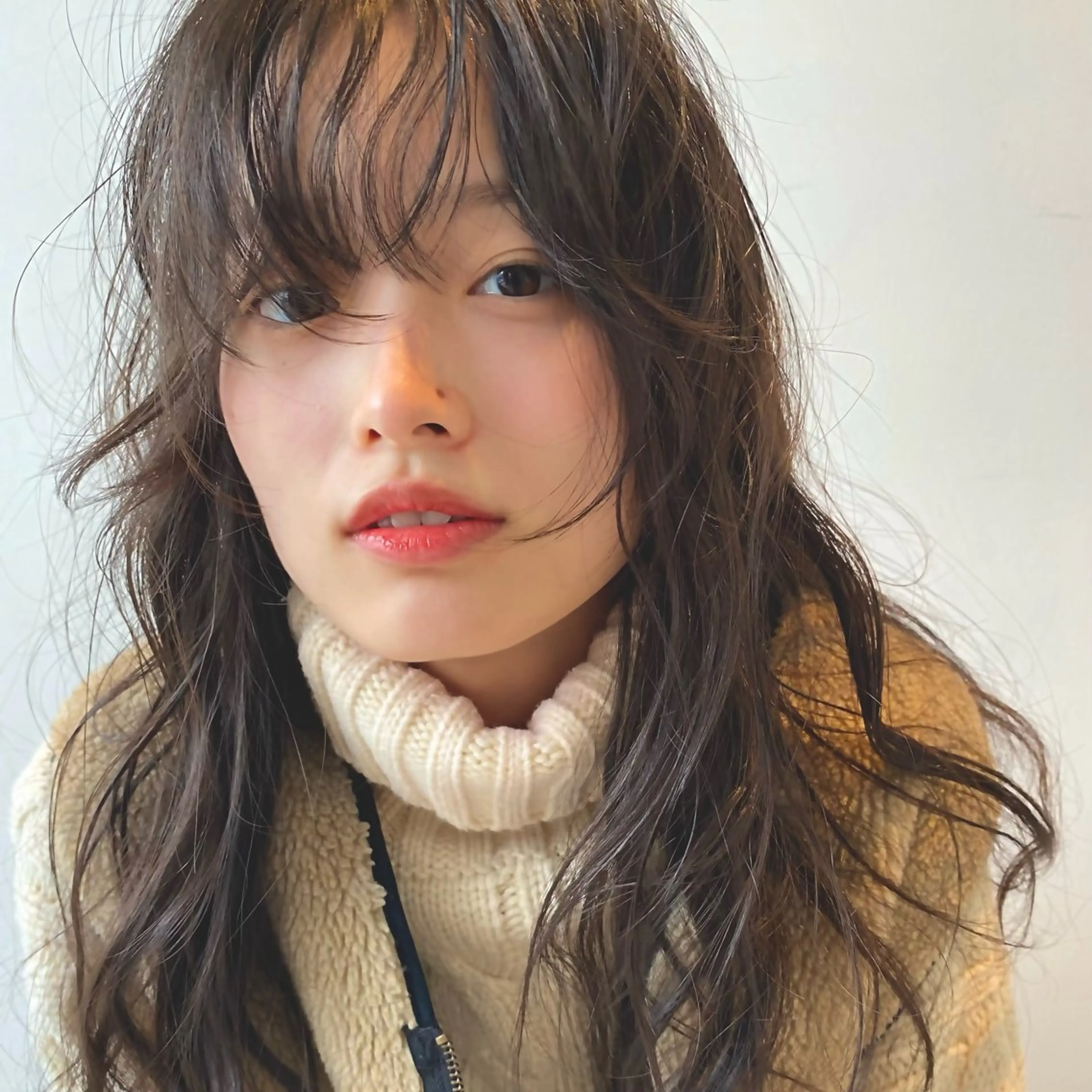 ミディアム カラー 森貴裕/ベージュ/ パーマ/オリーブのヘアスタイル