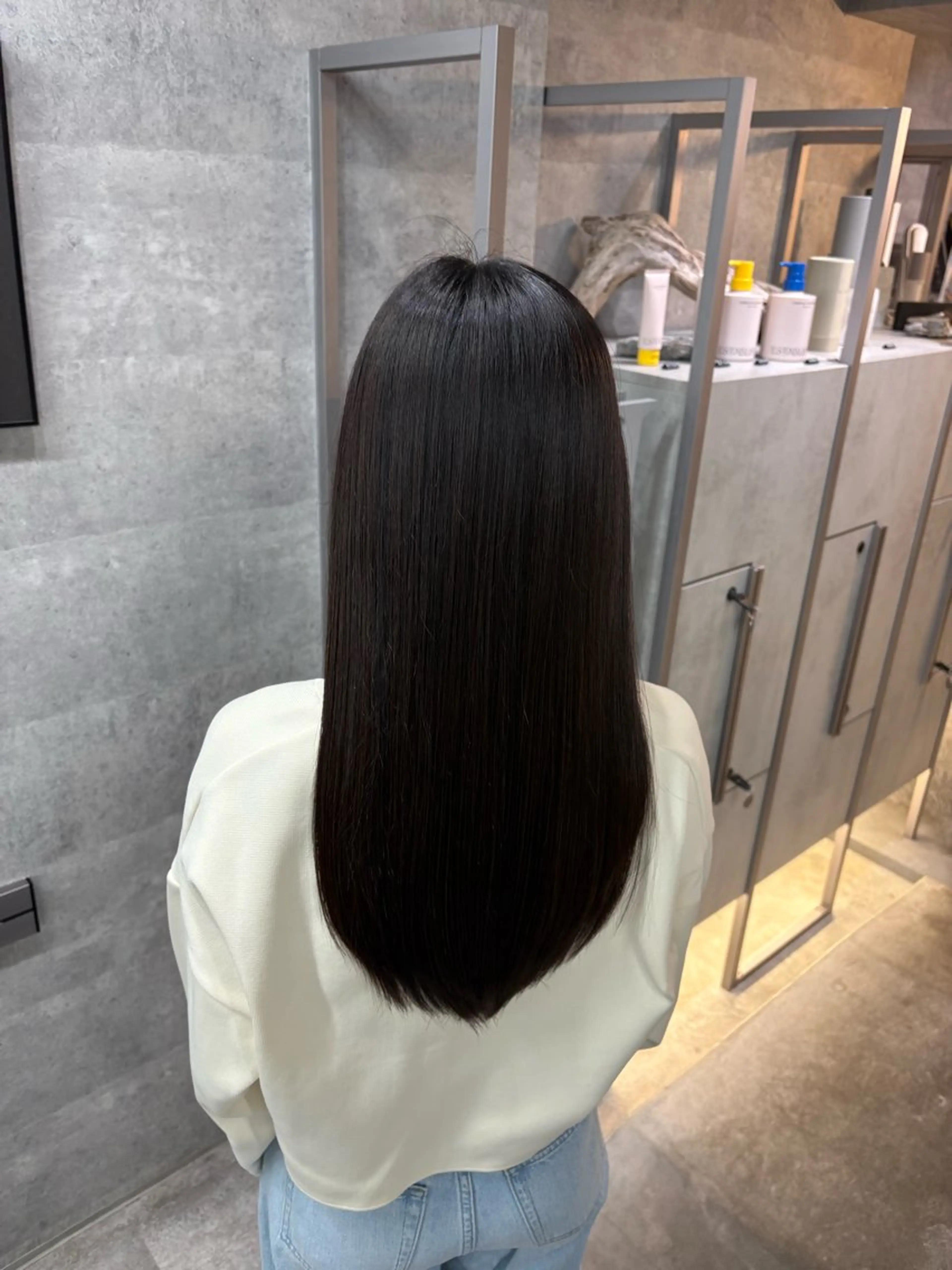 ロング トリートメント Riho 🥣🤍のヘアスタイル