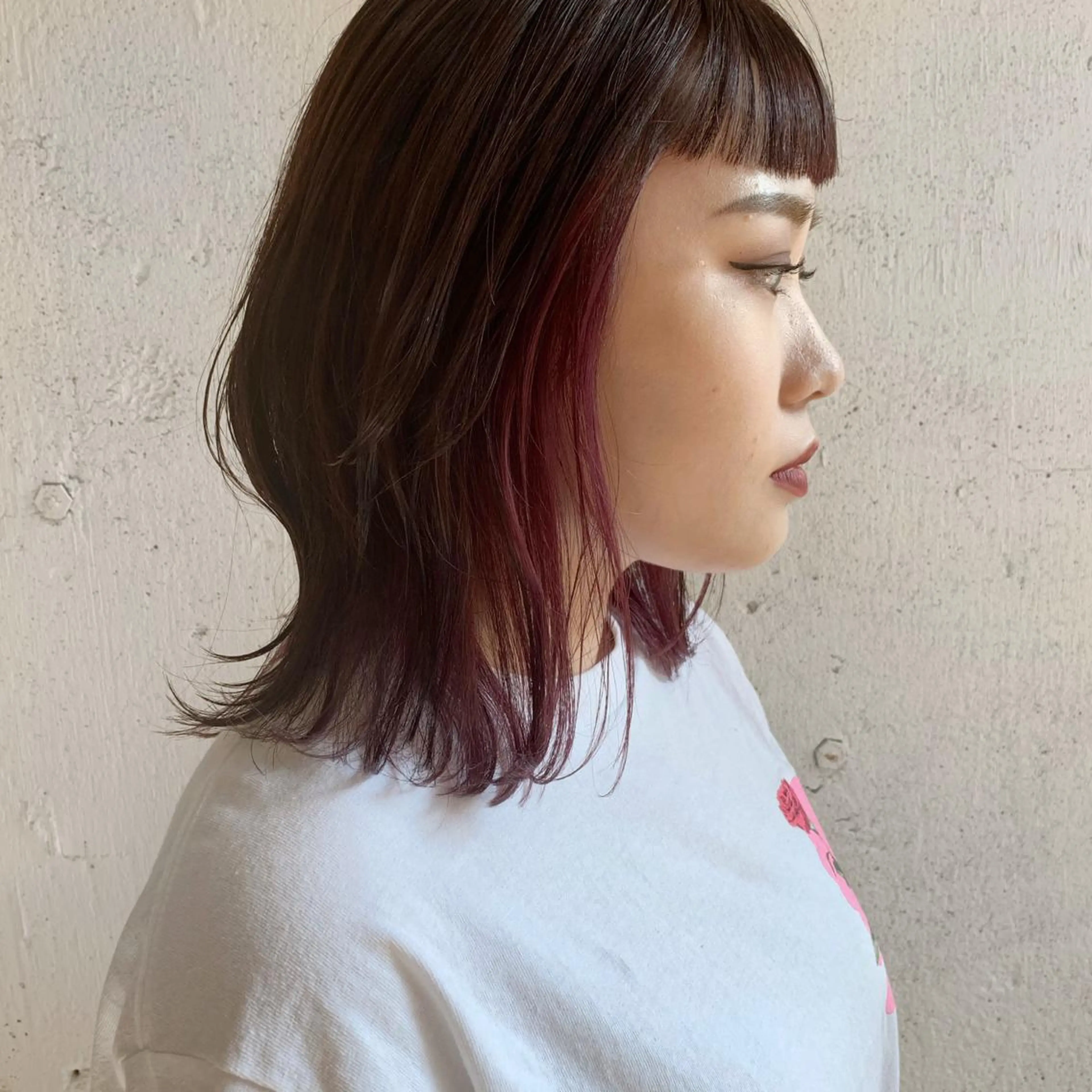 ミディアム カラー ヘアカラー 🎈馬場佑馬/ スパイラルパーマ🎈のヘアスタイル