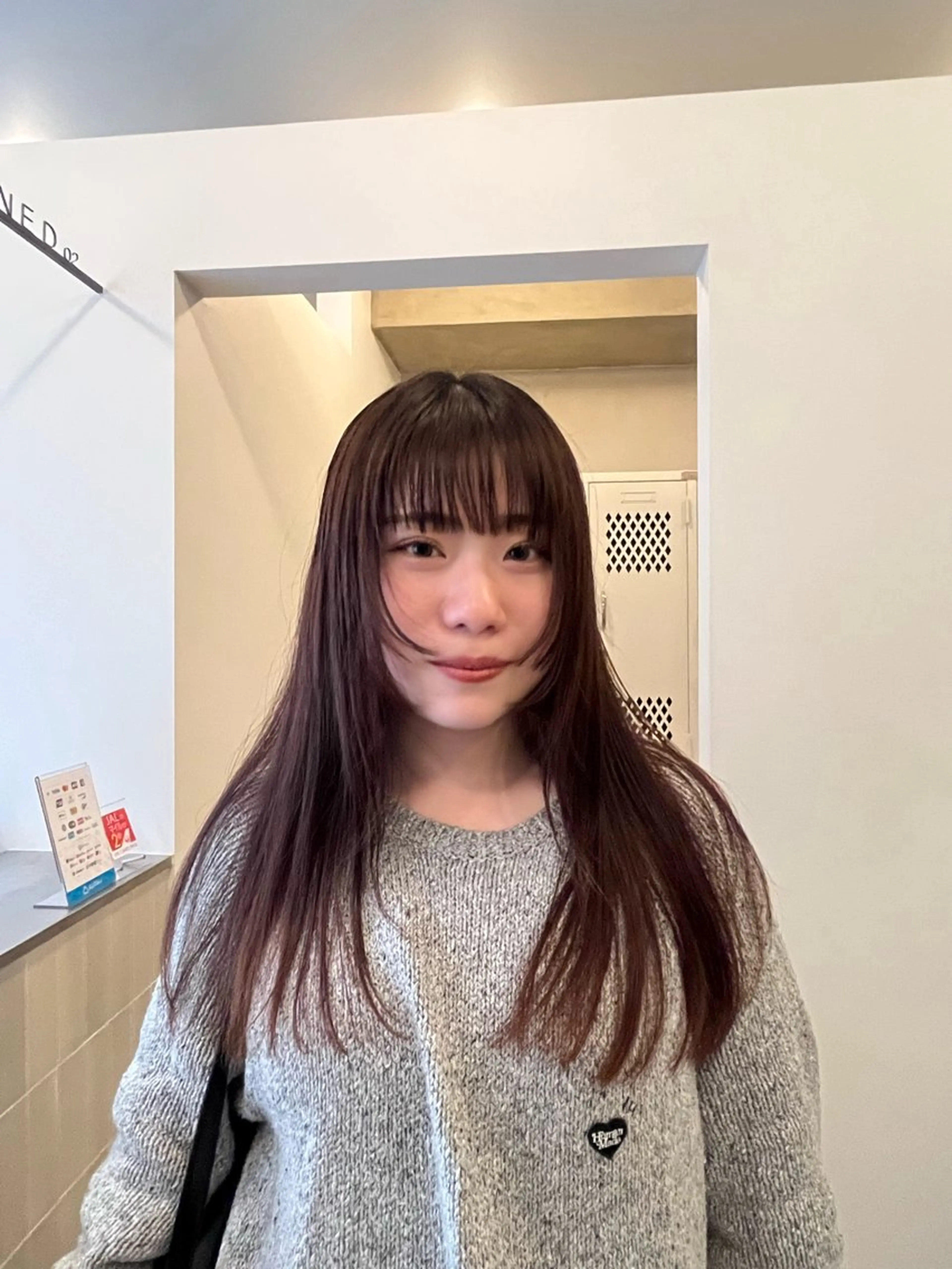 ロング 彩葉/ブリーチ/ カットモデル栄・伏見のヘアスタイル