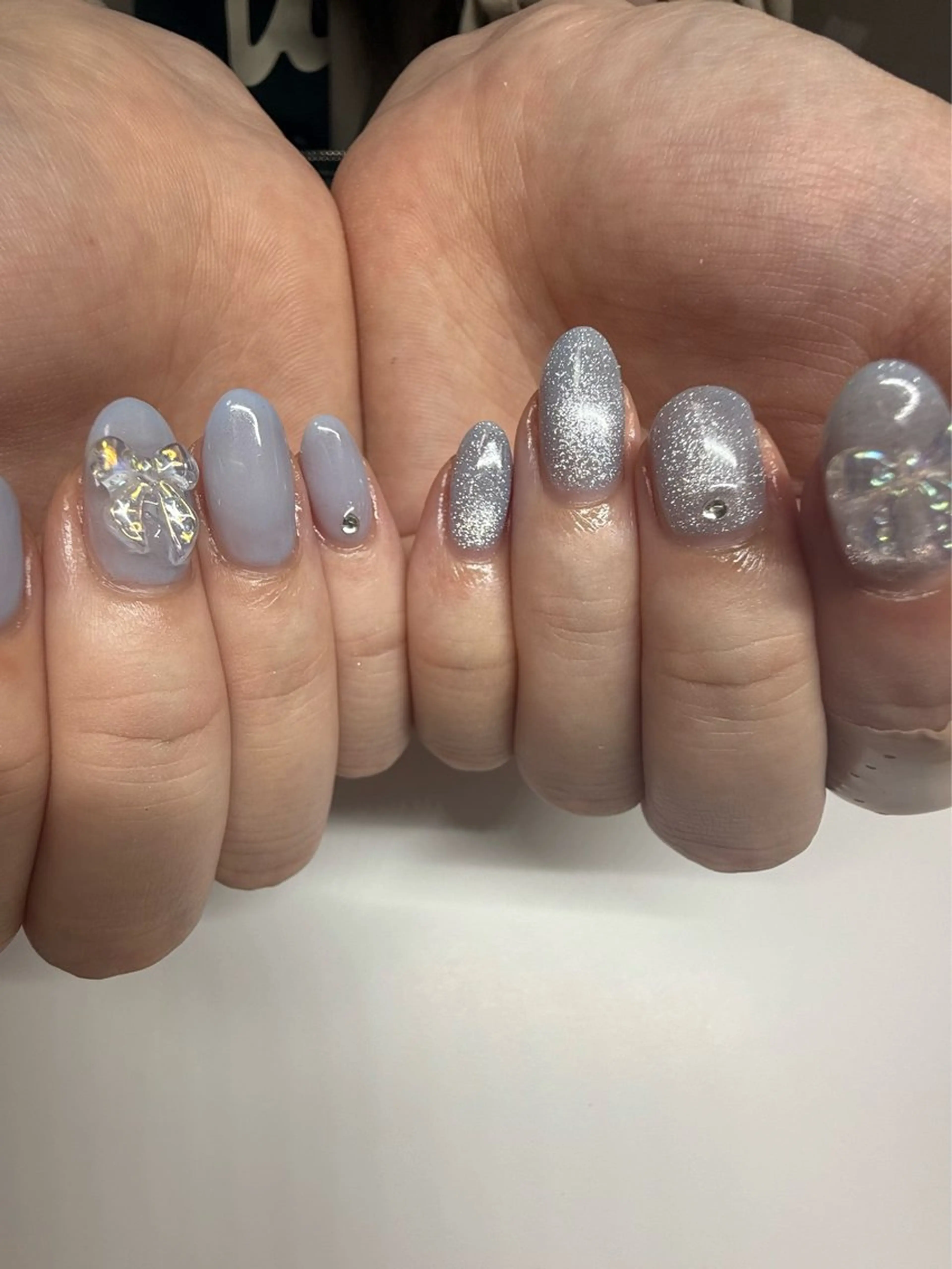 ネイル マグネットネイル ワンカラーネイル ハンドネイル .clair 【クレル】のネイルデザイン