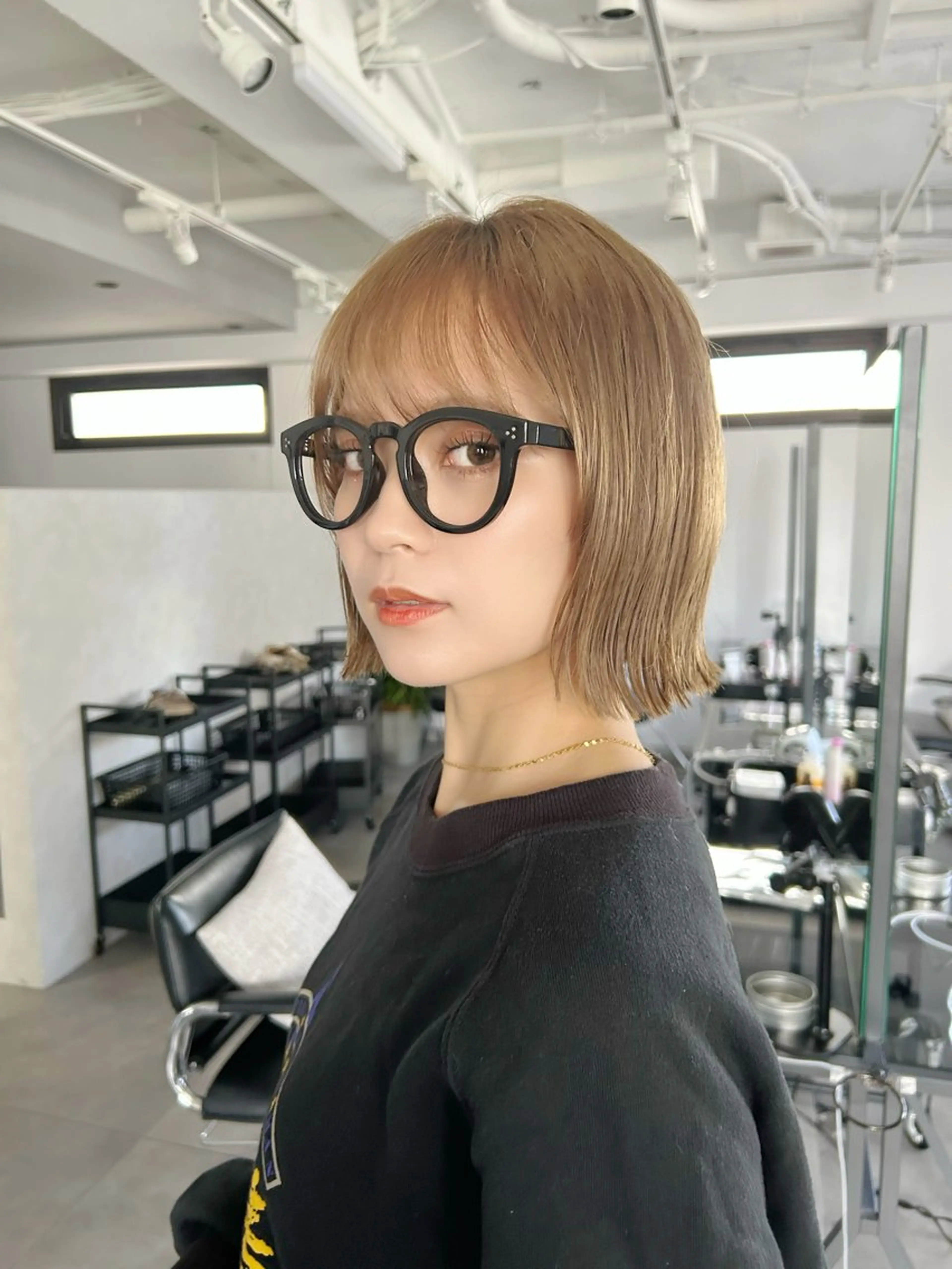 ショート カラー カット ヘアカラー 池袋/レイヤー/ 顔まわり/taigaのヘアスタイル