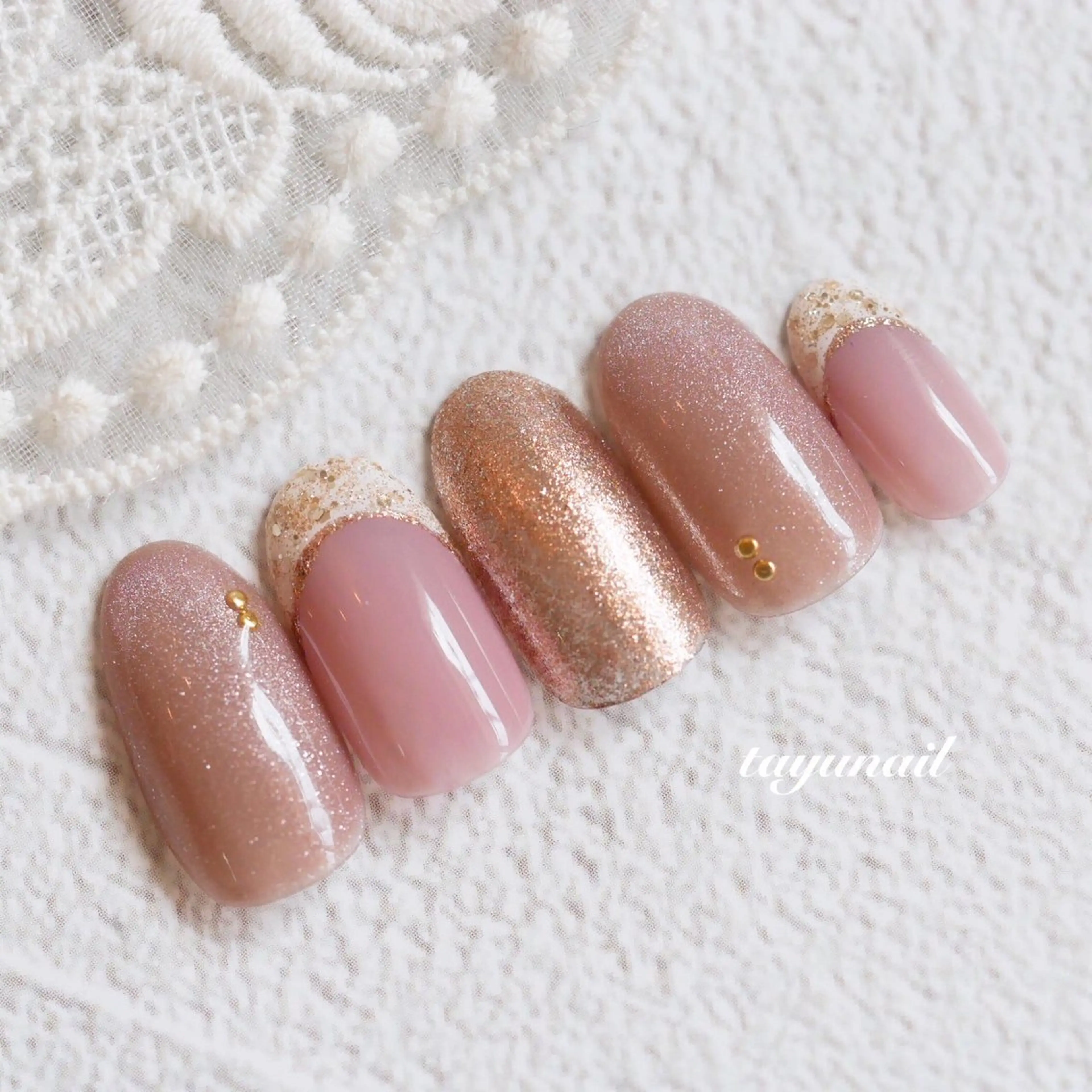 ネイル アートネイル ジェルネイル パラジェル ネイルサロン 【たゆnail】のネイルデザイン