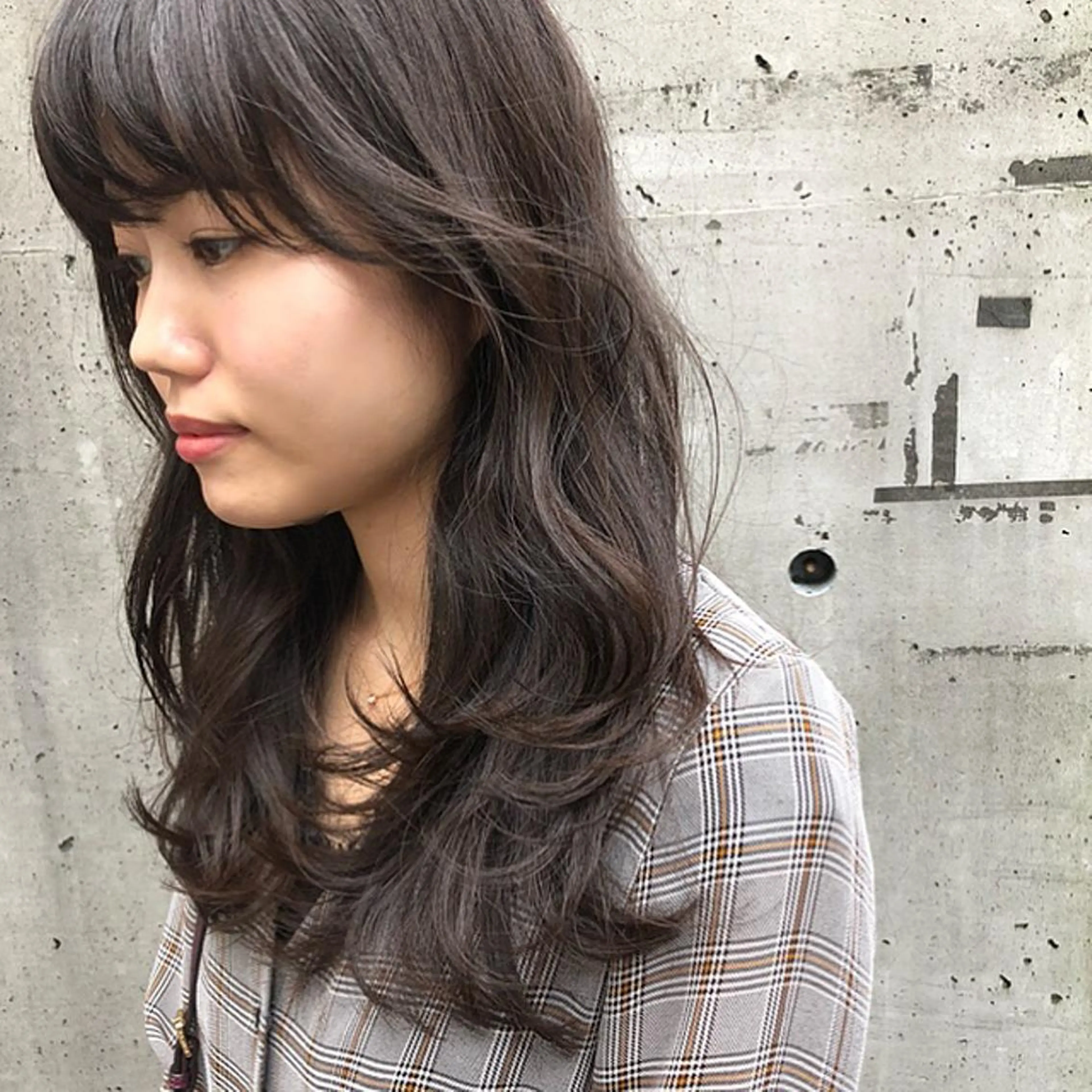 ロング カラー レイヤーカット emme エミィ/立川のヘアスタイル