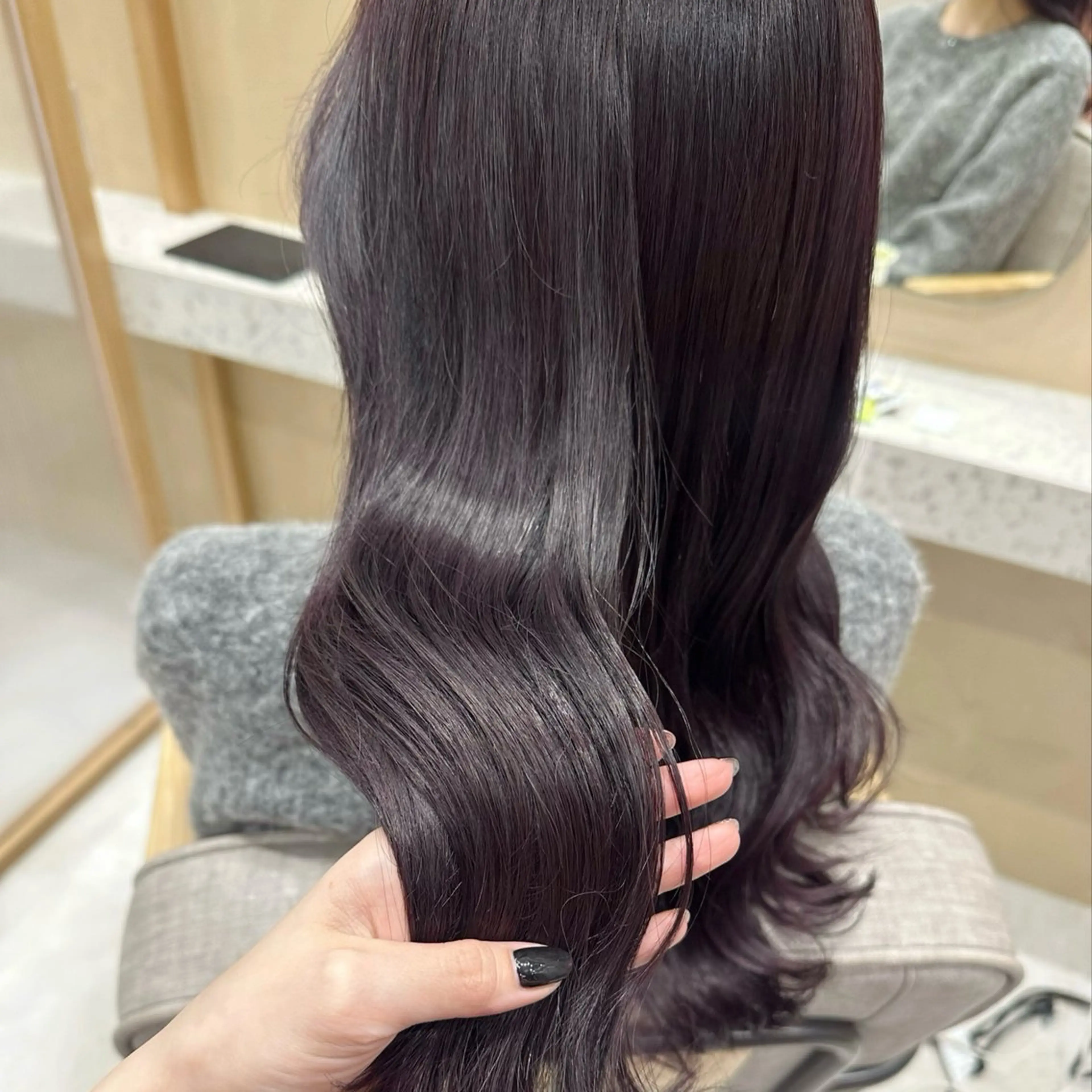 ロング カラー カット ヘアカラー トリートメント 🌜美髪矯正/艶髪 /ボブ/こころ🌛のヘアスタイル