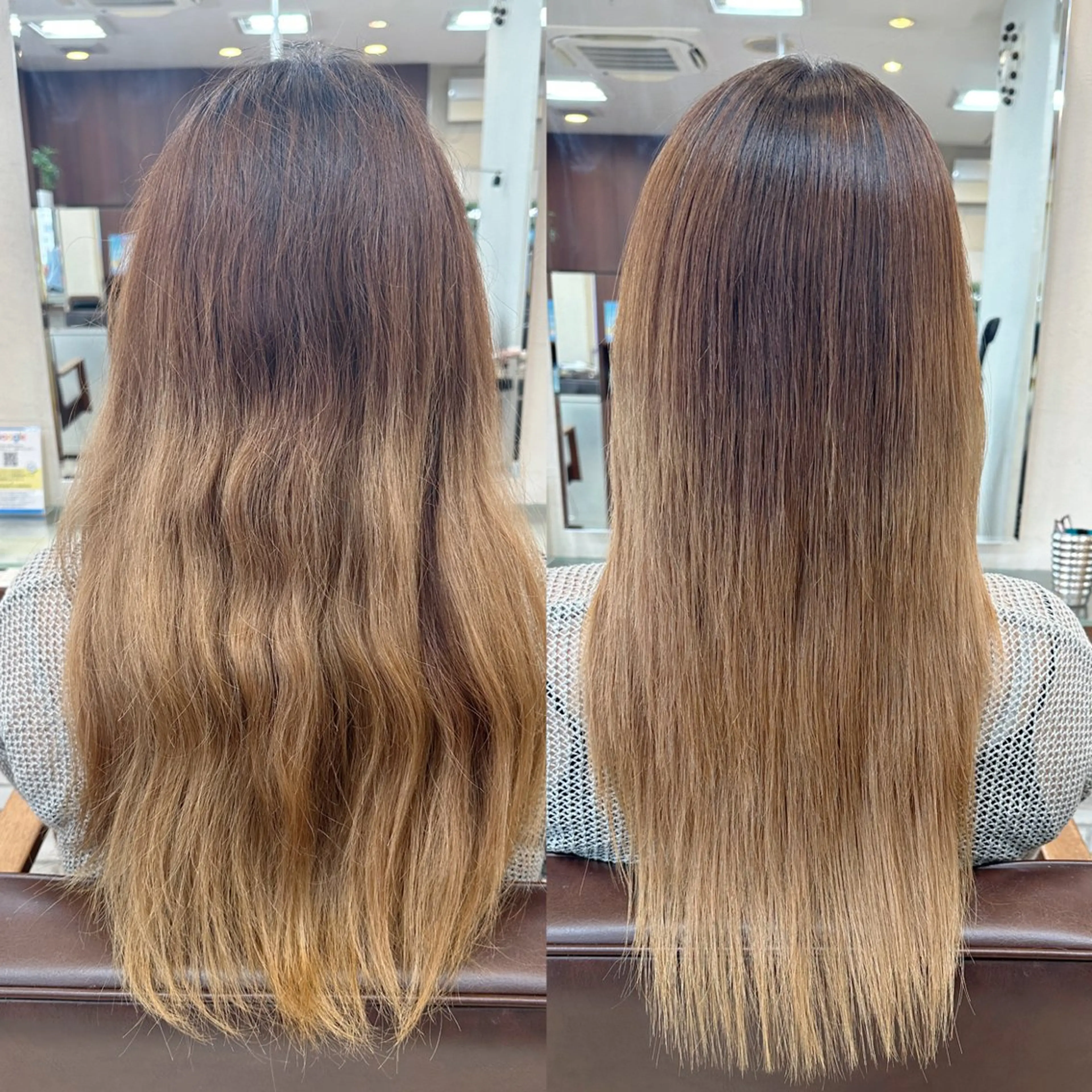 ロング カット 縮毛矯正 トリートメント 波多野 将貴のヘアスタイル