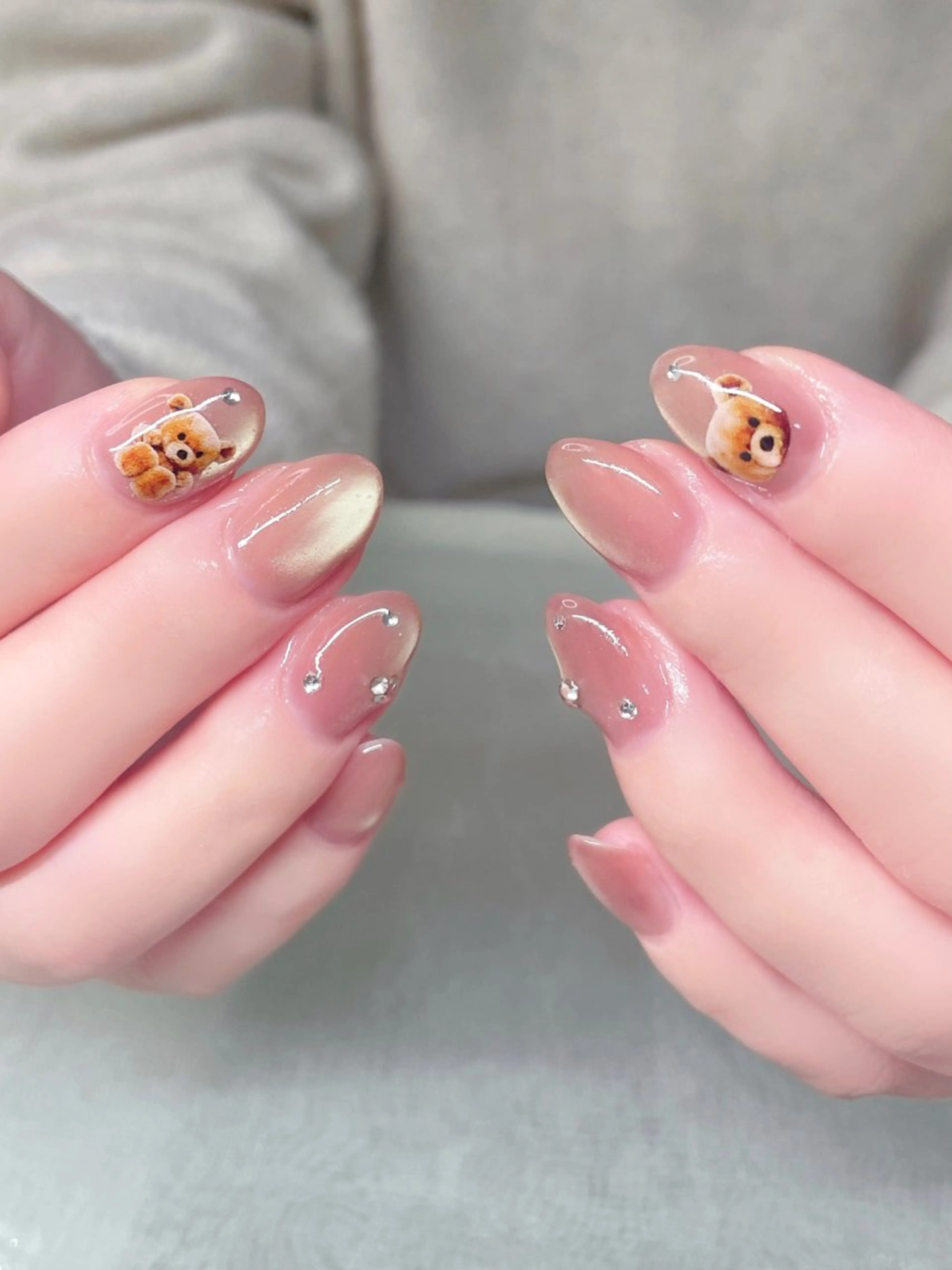 ネイル ストーンネイル ハンドネイル Nailist suzuのネイルデザイン