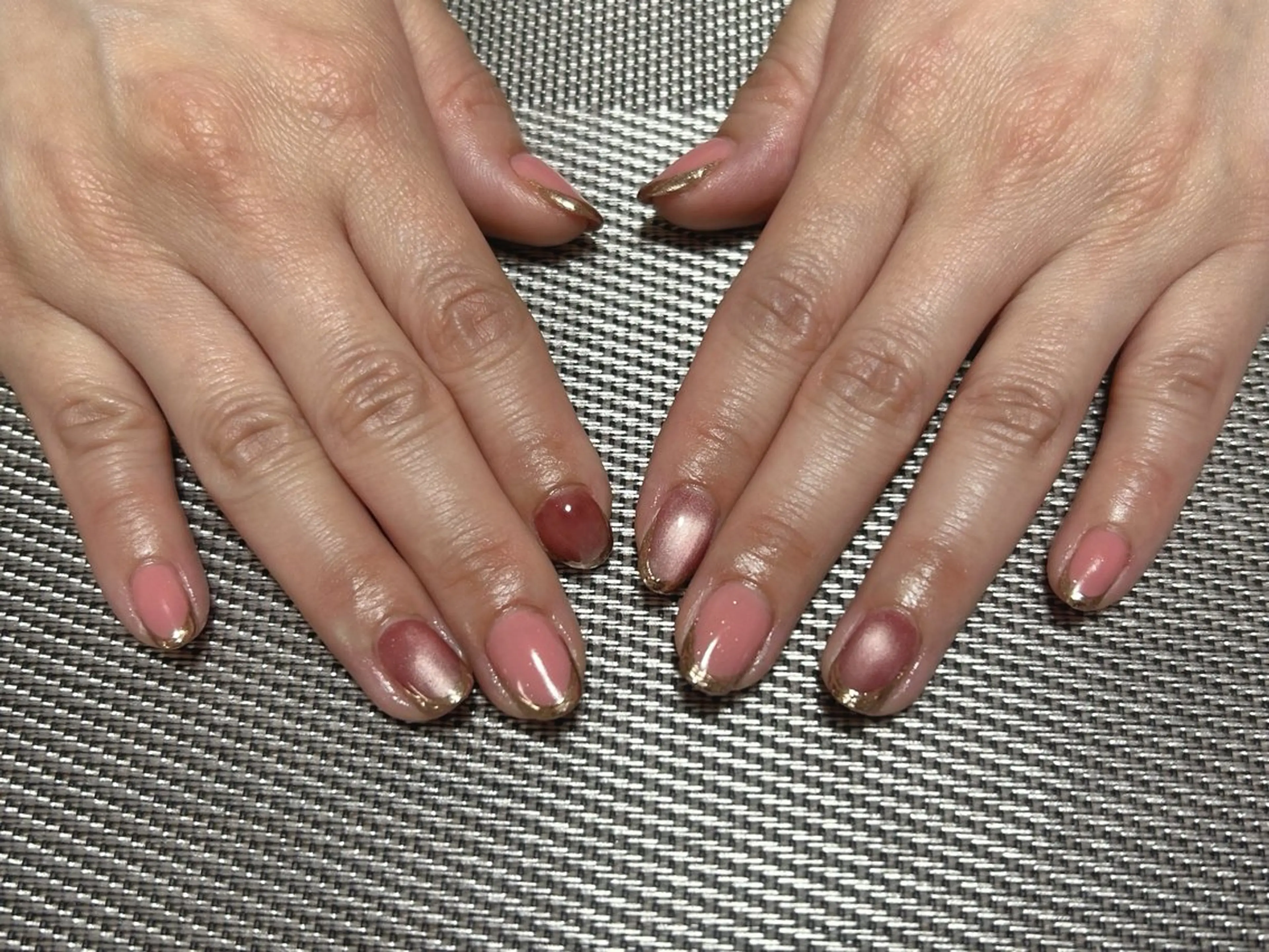 ネイル フレンチネイル ミラーネイル ハンドネイル i nailのネイルデザイン