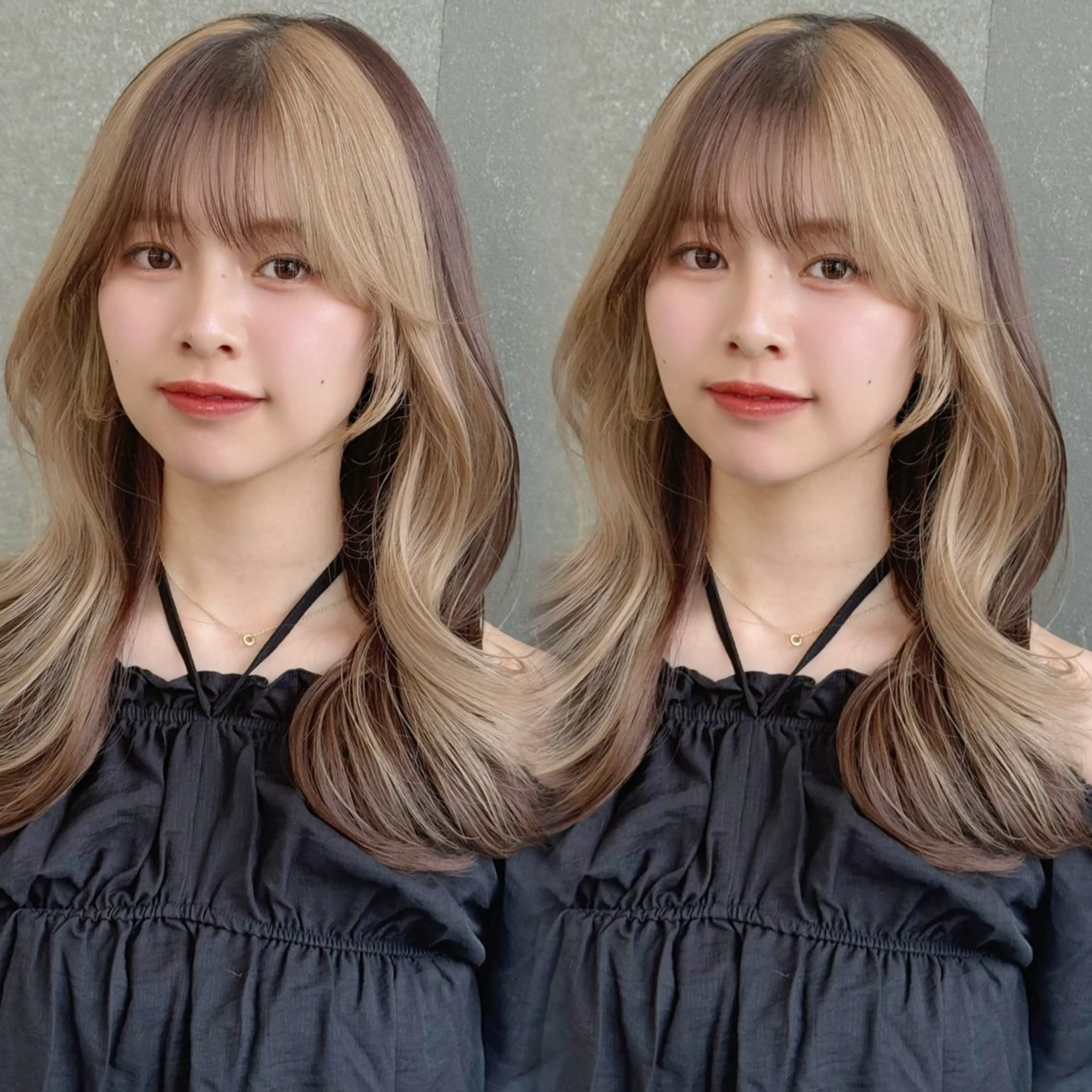 セミロング 韓国風ヘア レイヤーカット カット ヘアカラー トリートメント 韓国ヘア🇰🇷/縮 毛矯正🫧/木村和生のヘアスタイル