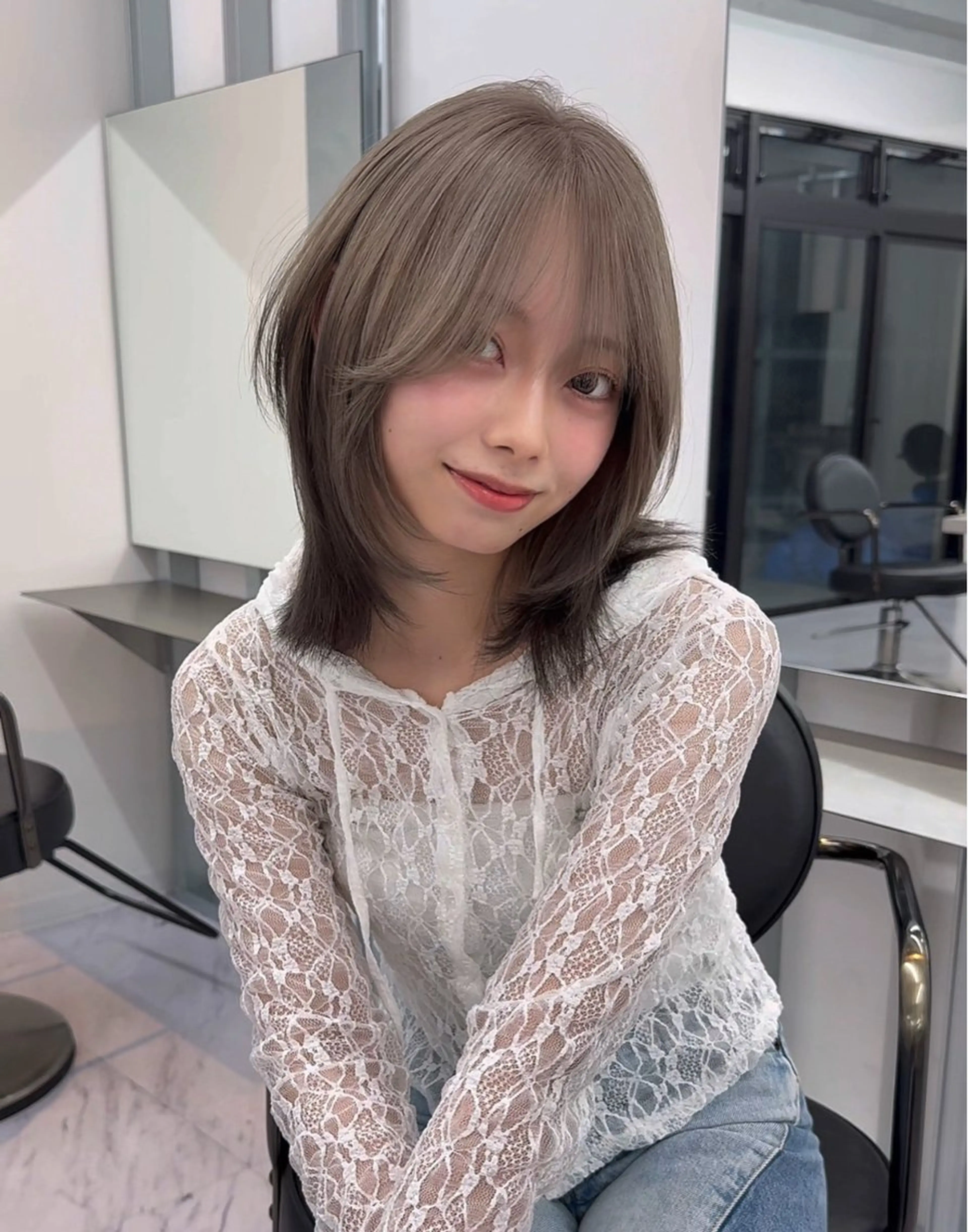 【学割U24】ブリーチ+オンカラー+トリートメントの写真