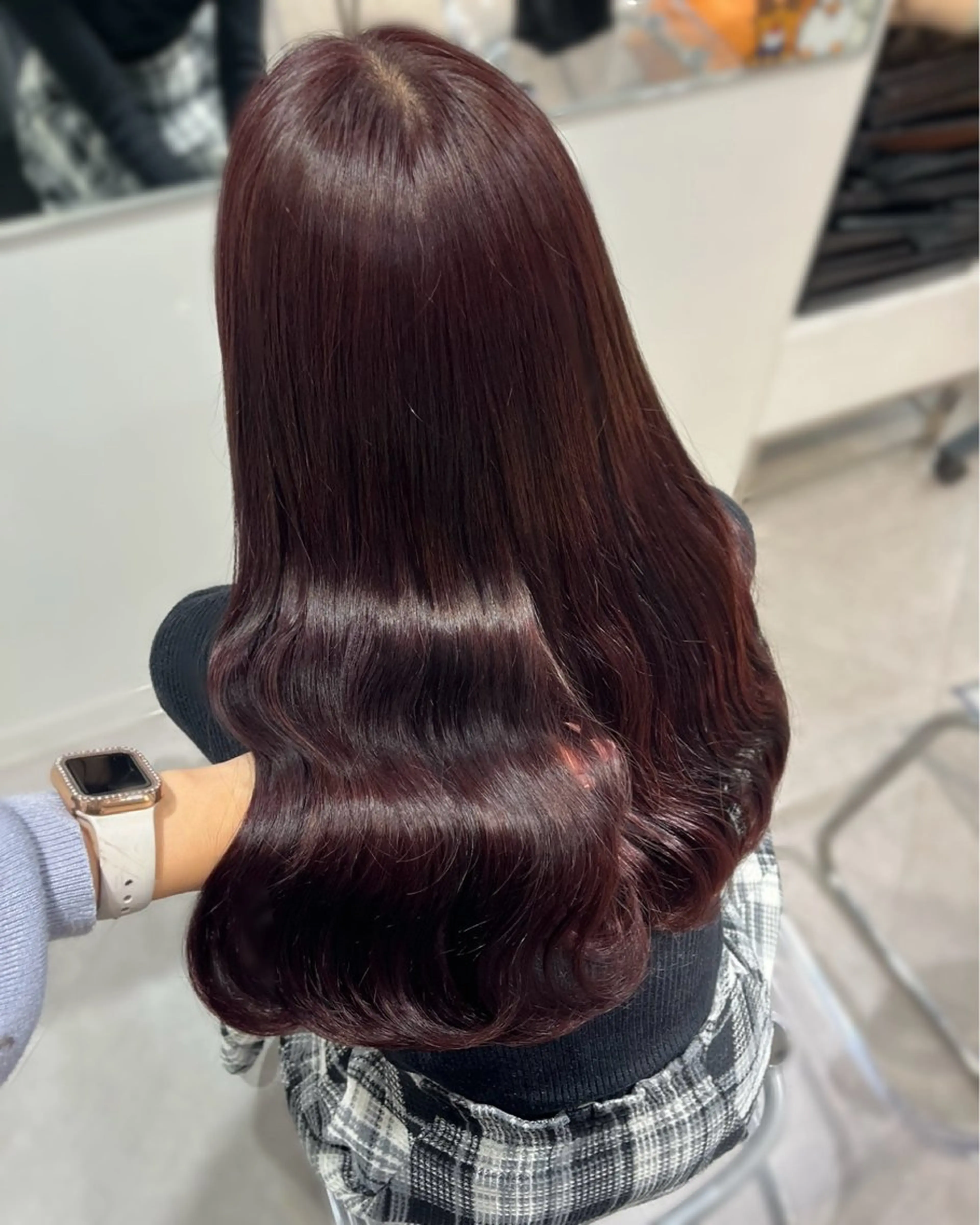 ロング カラー ヘアカラー 透明感カラー 💞みどりのヘアスタイル