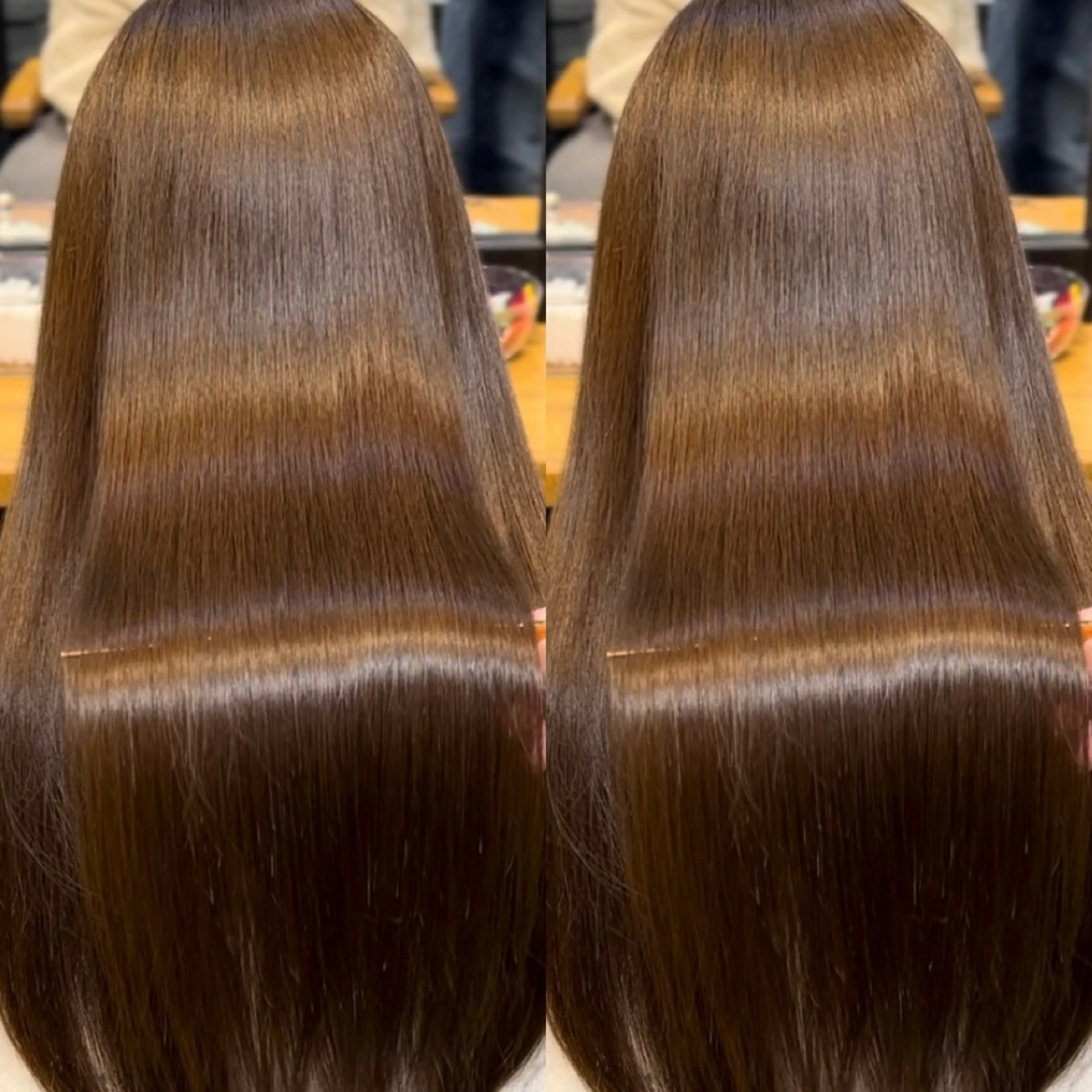 ロング カラー トリートメント 縮毛矯正 トリートメント TOTA ✨美髪縮毛矯正✨のヘアスタイル