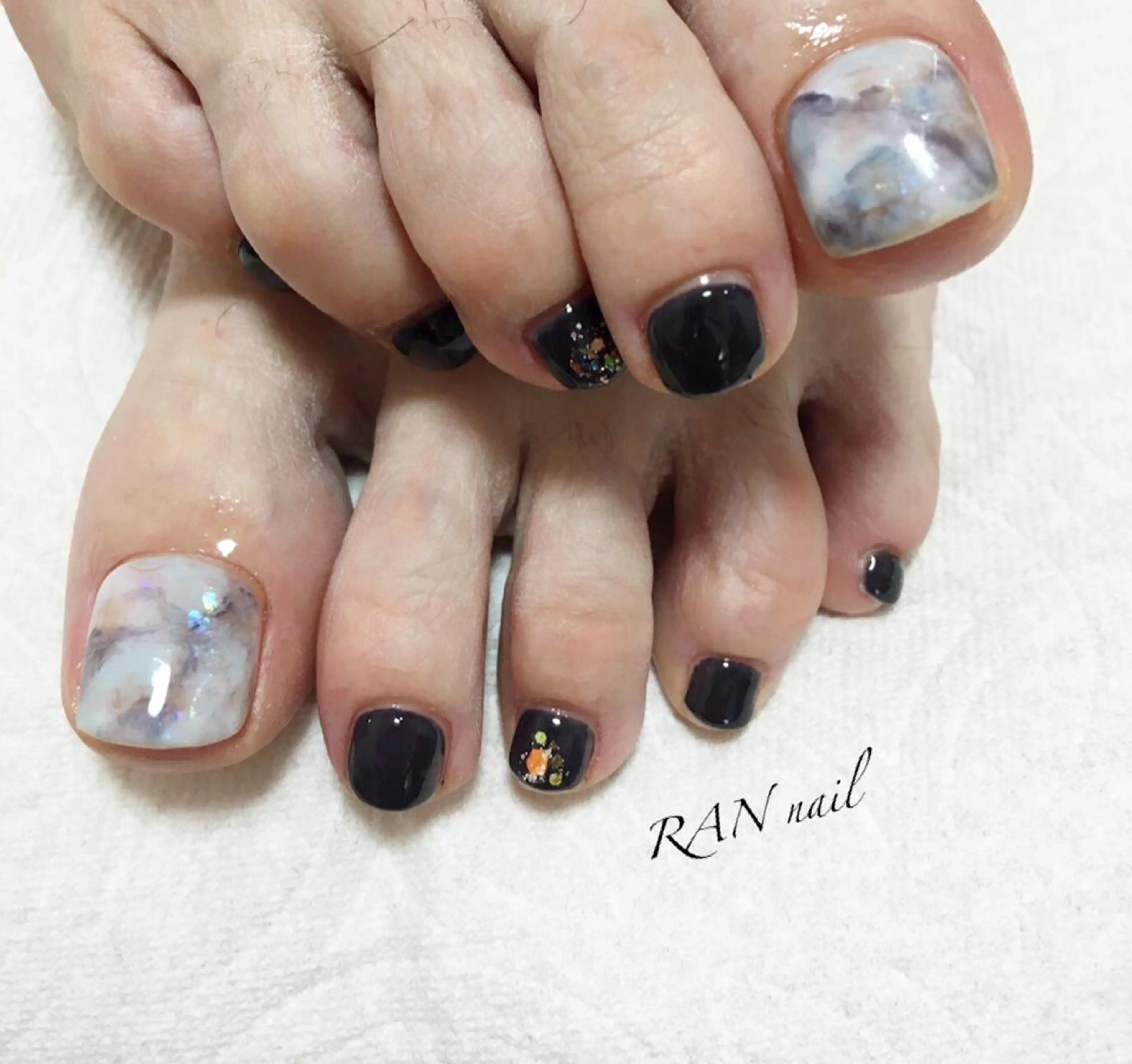 ネイル ホワイト RAN nailのネイルデザイン