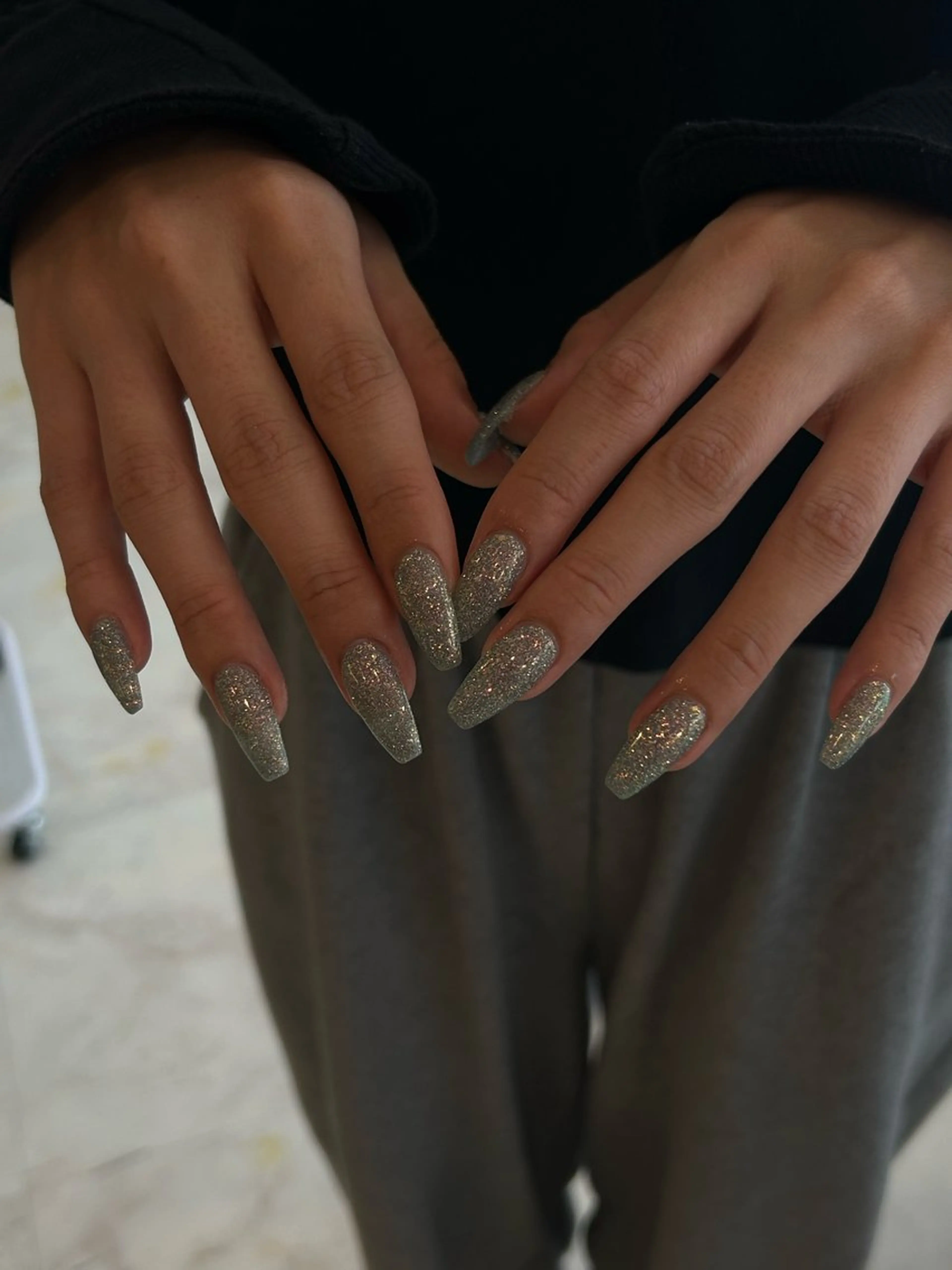 ネイル フラッシュネイル ワンカラーネイル siiセンター北 YURIのネイルデザイン